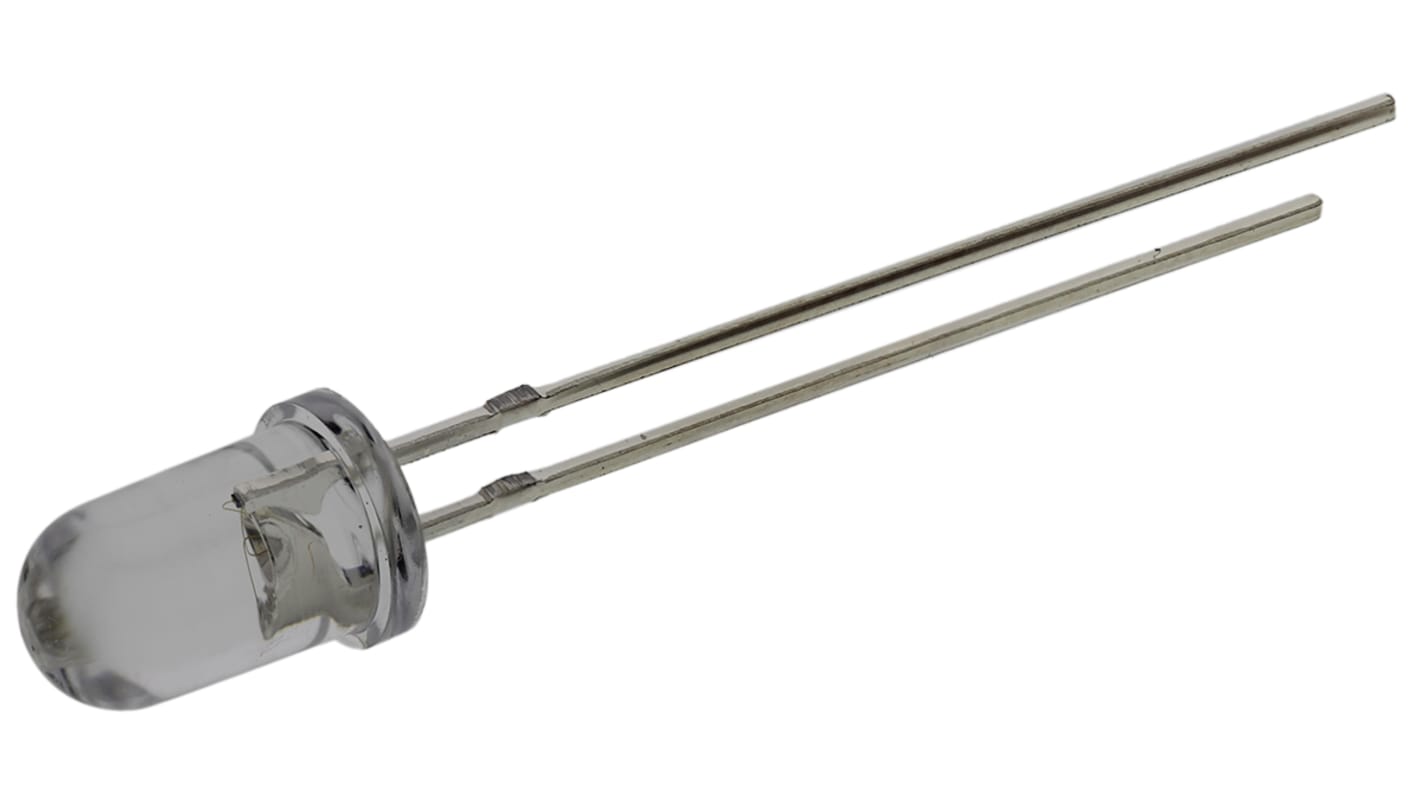 Bivar THT InGaN, Sapphire UV-LED 395nm / 40mW, Rund 15° 2 Pin