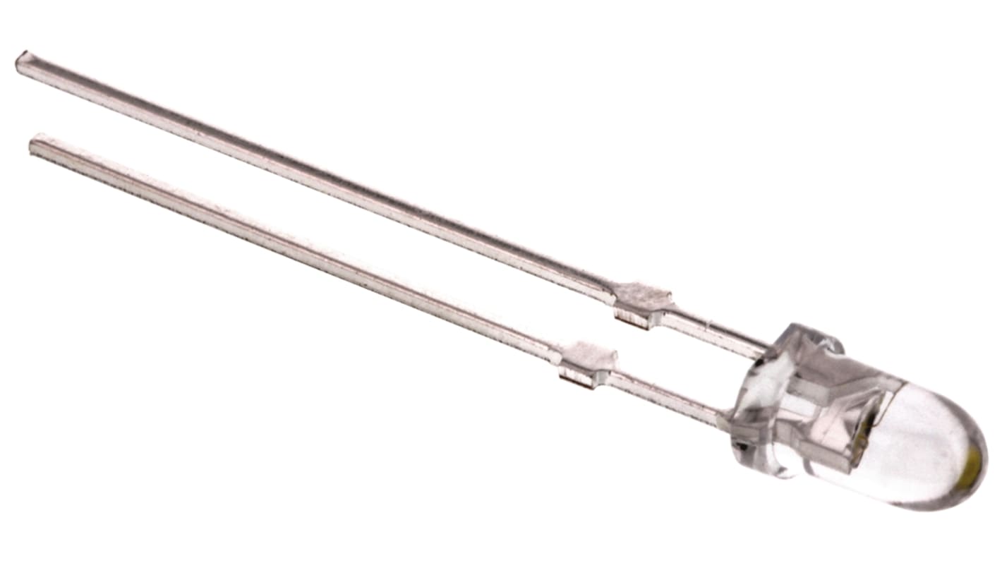 UV5TZ-400-30 Bivar, UV LED, 400nm 40mW 30 °, 2-Pin Through Hole package