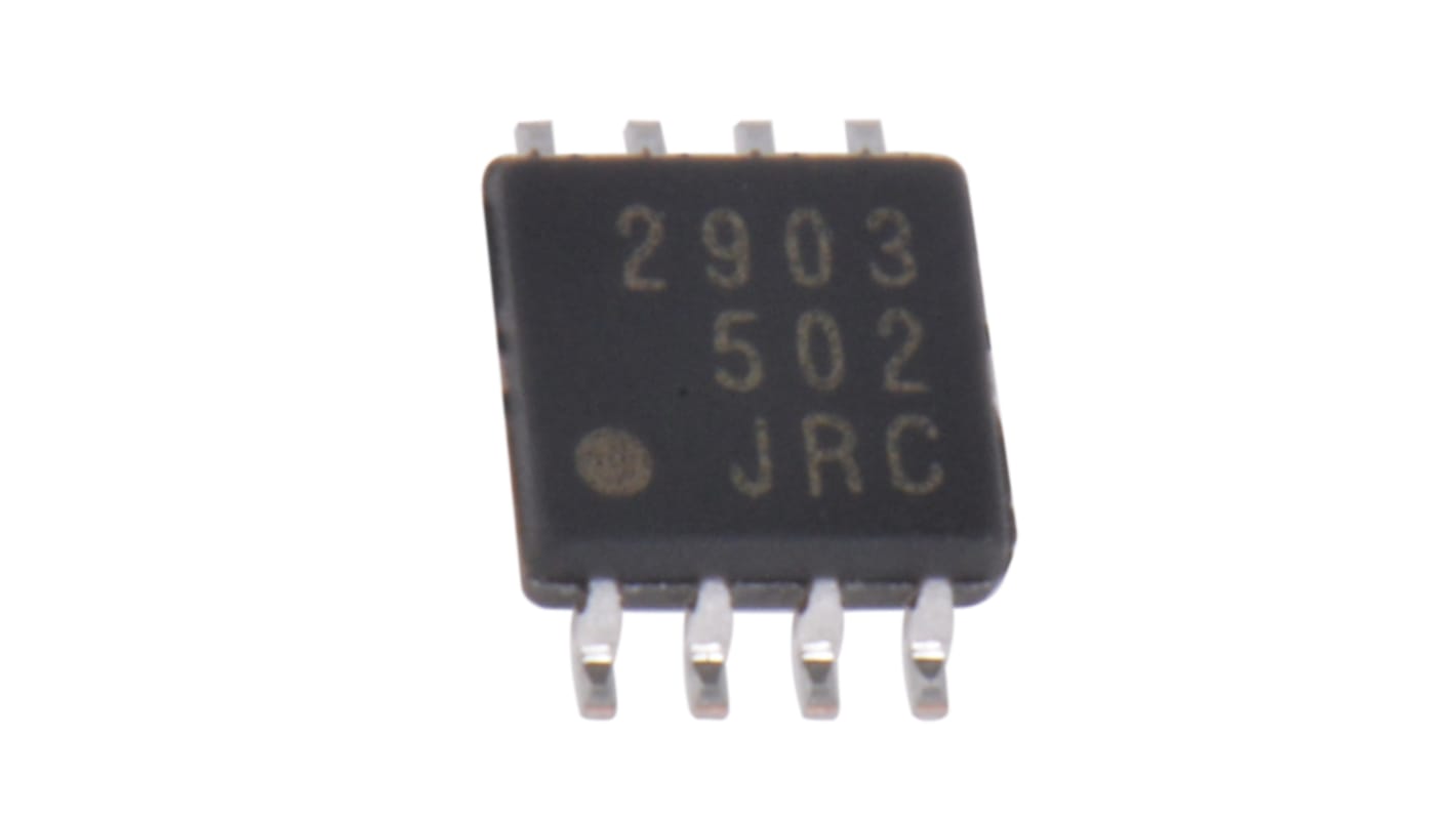 NJM2903RB1-TE1 Nisshinbo Micro Devices, Dual Comparator, Open Collector O/P, 1.5μs 3 → 28 V 8-Pin TVSP