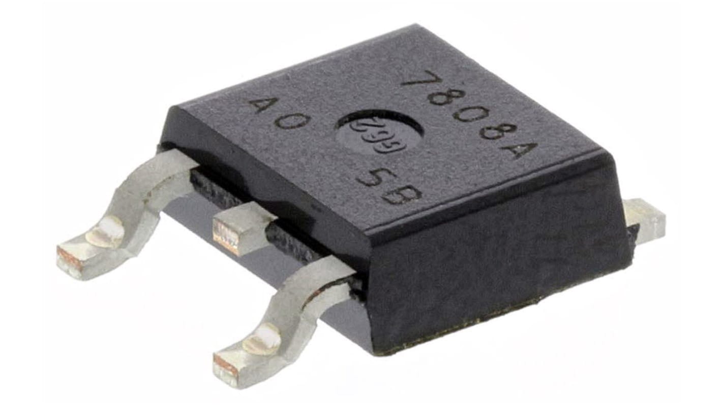 Nisshinbo Micro Devices 线性稳压芯片, 8 V输出, 1.5A最大输出, 单路输出, TO-252, 3针, 贴片安装, -40°C→+85°C