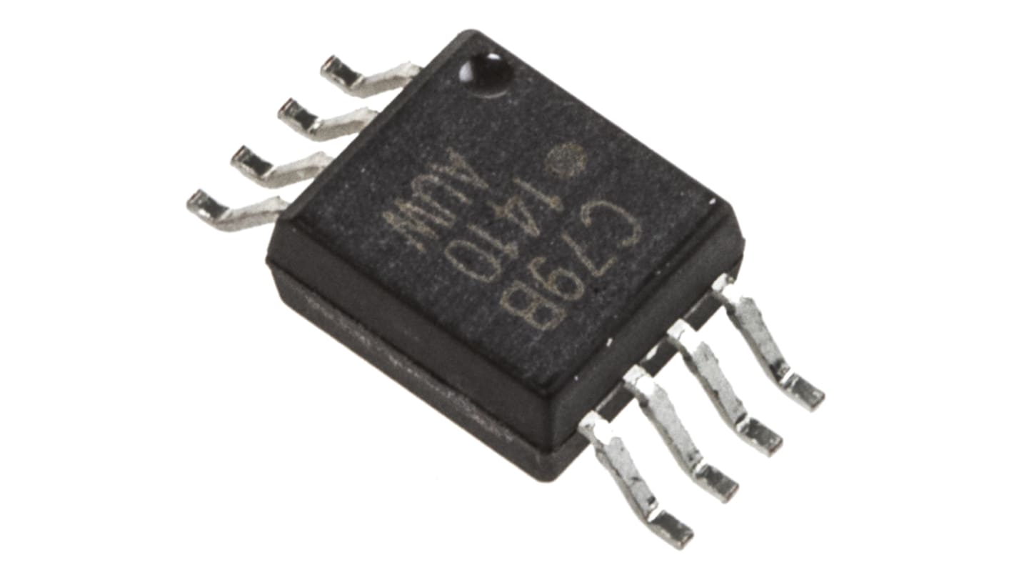 Amplificador de aislamiento ACPL-C79B-000E, 4,5 → 5,5 V 2-Canales SSOP, 8-Pines