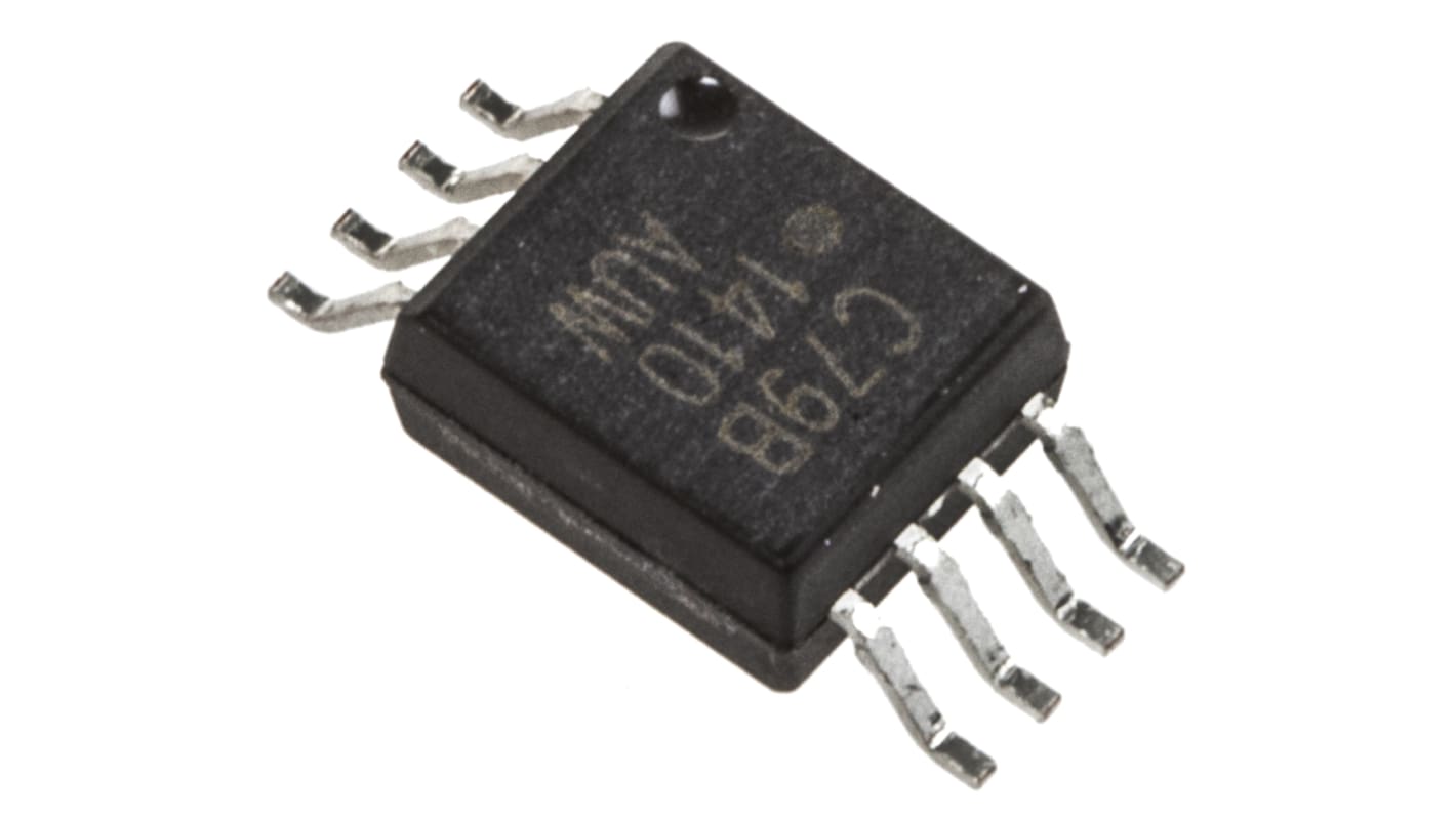 ACPL-C79B-000E Broadcom, 2-Channel Isolation Amplifier, 4.5 → 5.5 V, 8-Pin SSOP