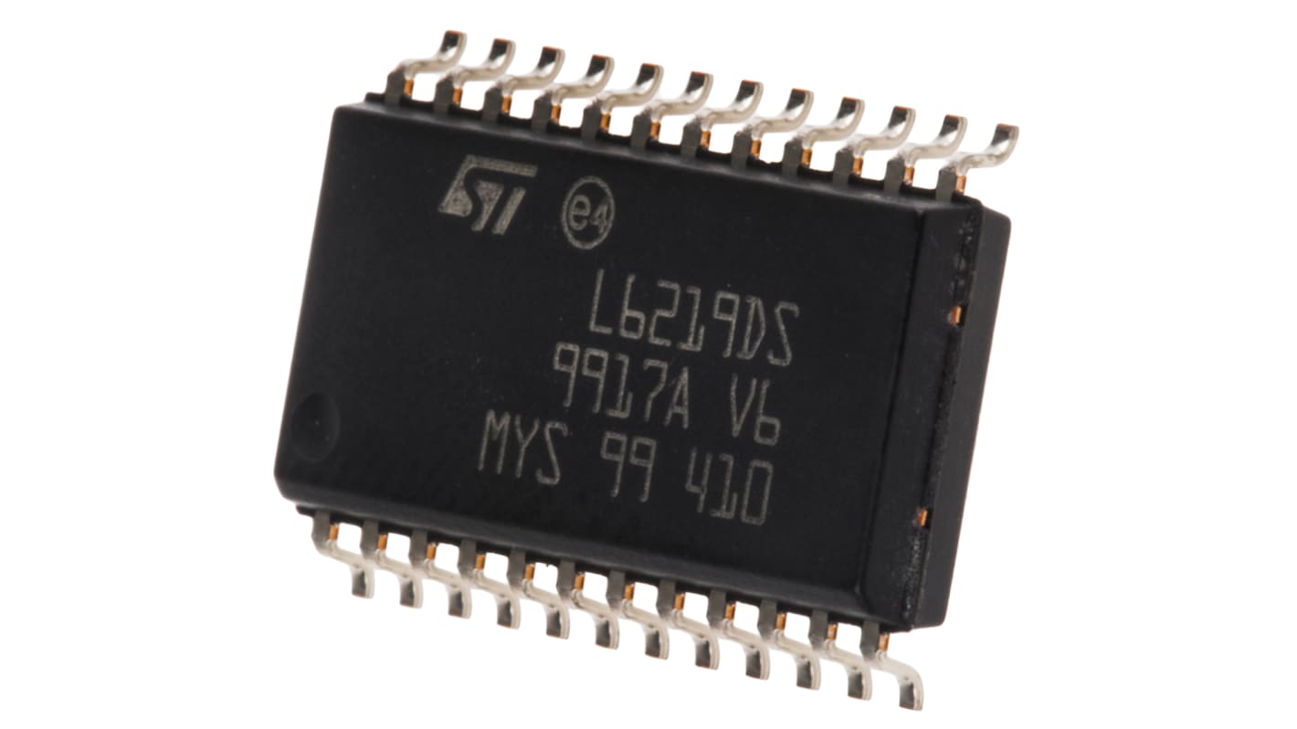 STMicroelectronics Motor Controller E-L6219DS, 0.75A, SOIC, 24-Pin, Schrittmotor, Zweifach-Vollbrücke