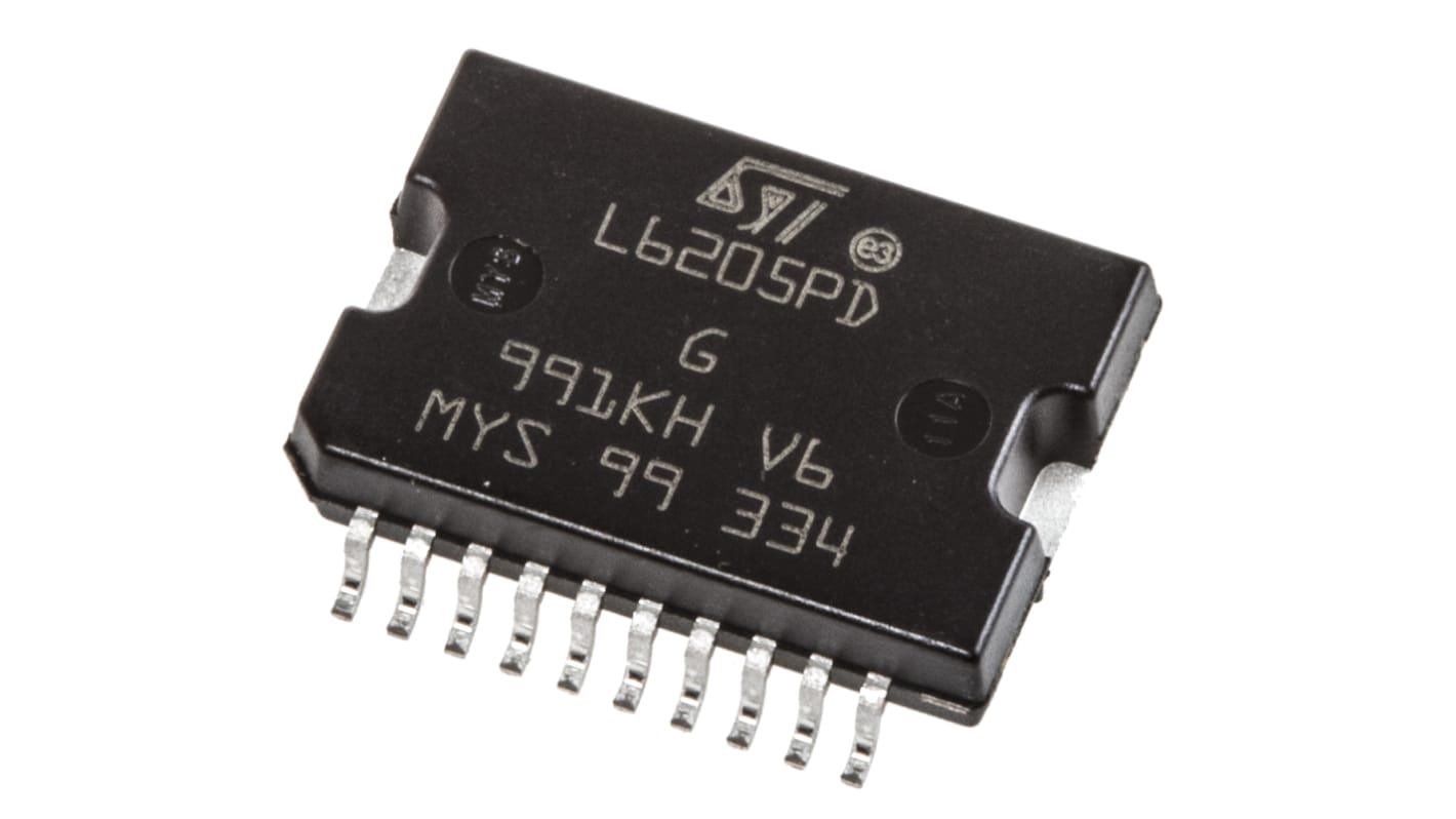 STMicroelectronics モータドライバIC, 20-Pin PowerSO ブラシ付きDC