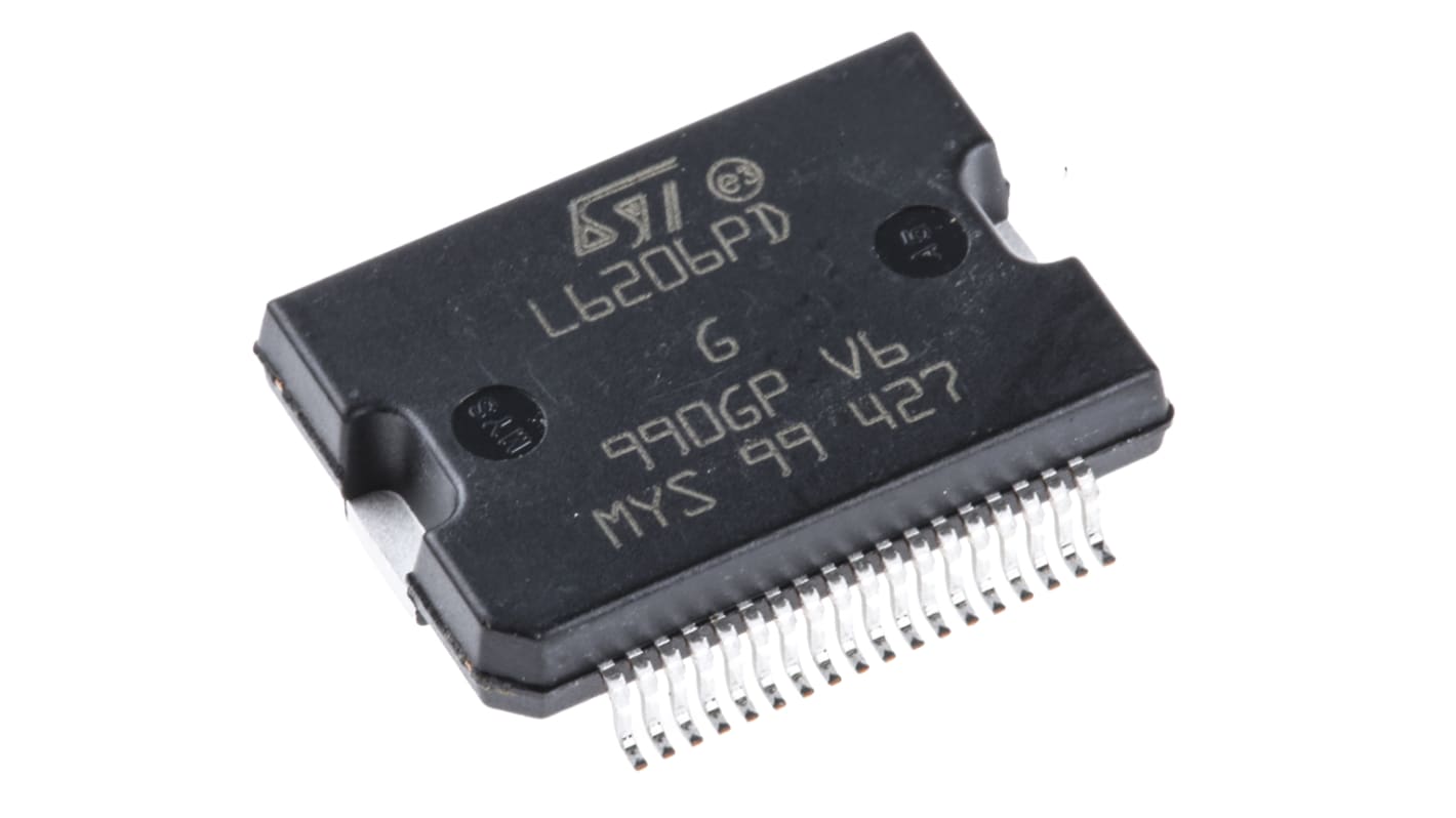 STMicroelectronics L6206PD,  Brushed Motor Driver IC, 52 V 2.8A 36-Pin, PowerSO