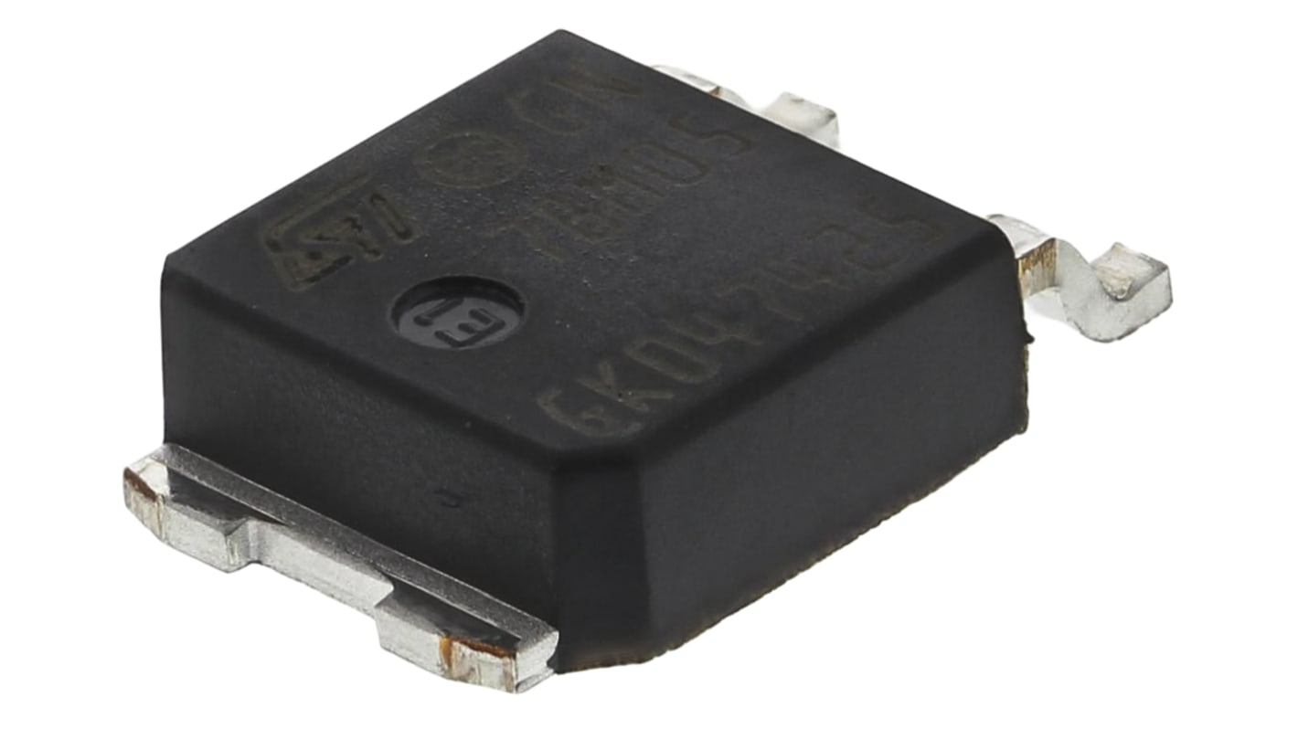 STMicroelectronics 线性稳压芯片, 5 V输出, 500mA最大输出, 单路输出, DPAK, 3针, 贴片安装, 0 °C→+150 °C