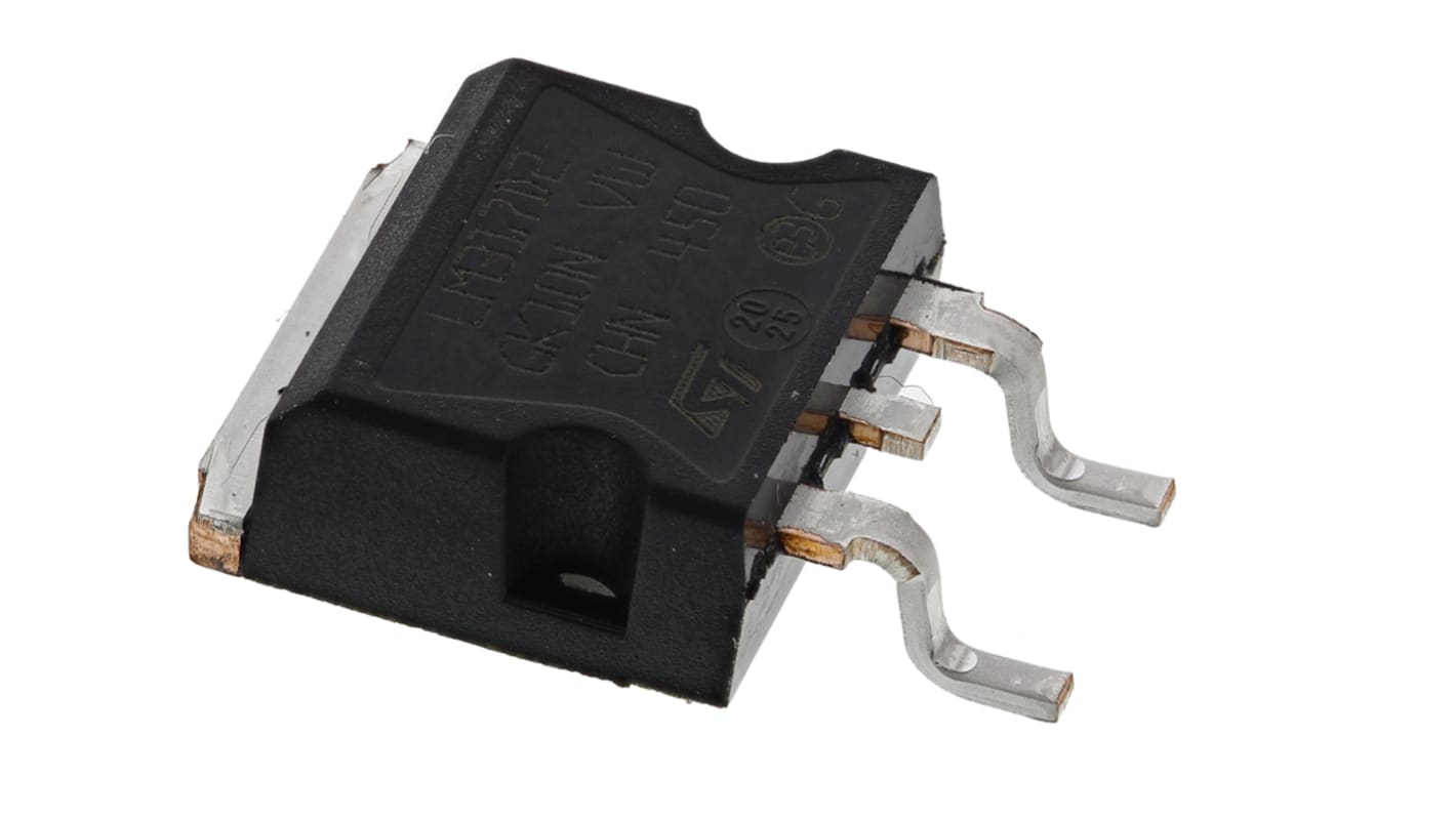 STMicroelectronics 线性稳压芯片, 1.2 → 37 V输出, 1.5A最大输出, 单路输出, D2PAK, 3针, 贴片安装, 0 °C→+125 °C