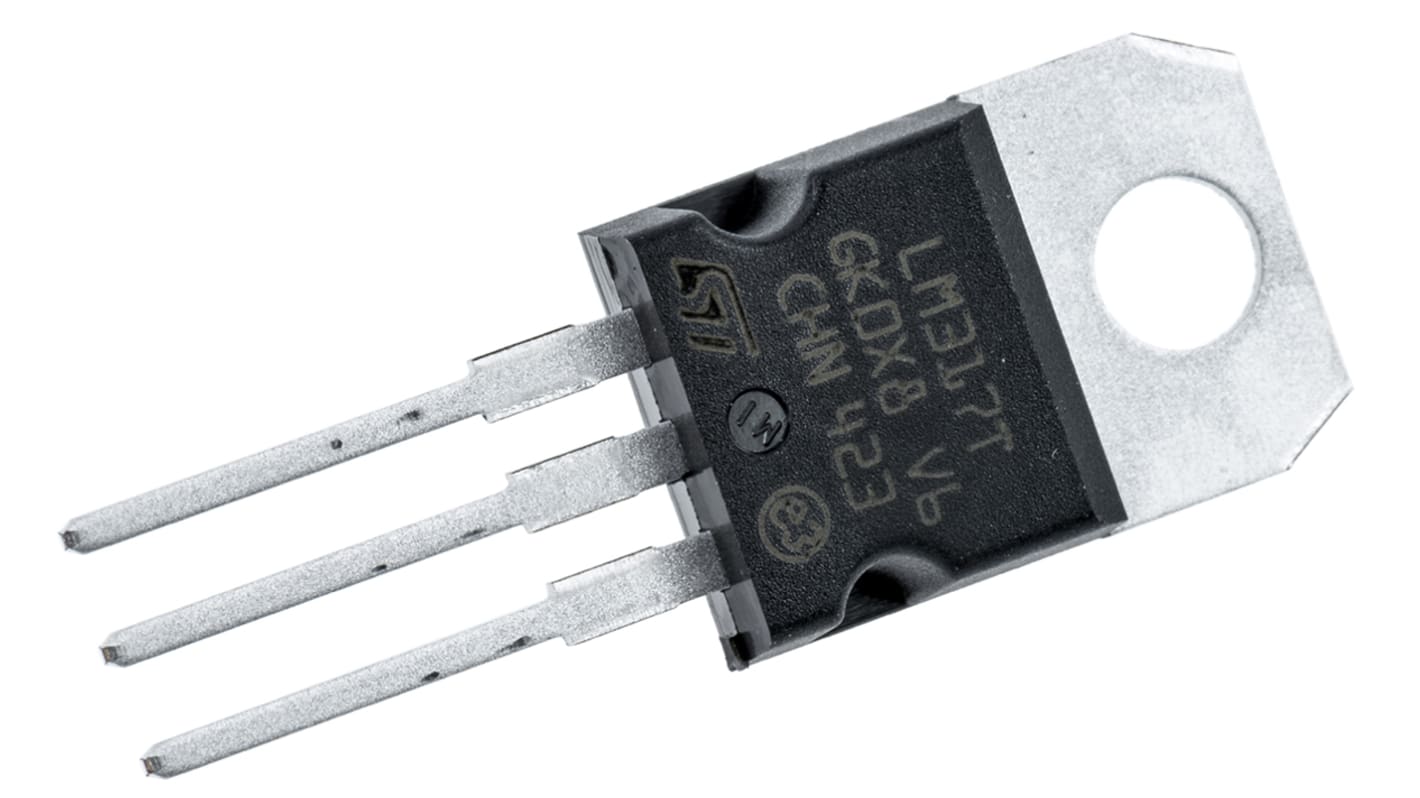 STMicroelectronics 线性稳压芯片, 1.2 → 37 V输出, 1.5A最大输出, 单路输出, TO-220, 3针, 通孔安装, 0 °C→+125 °C