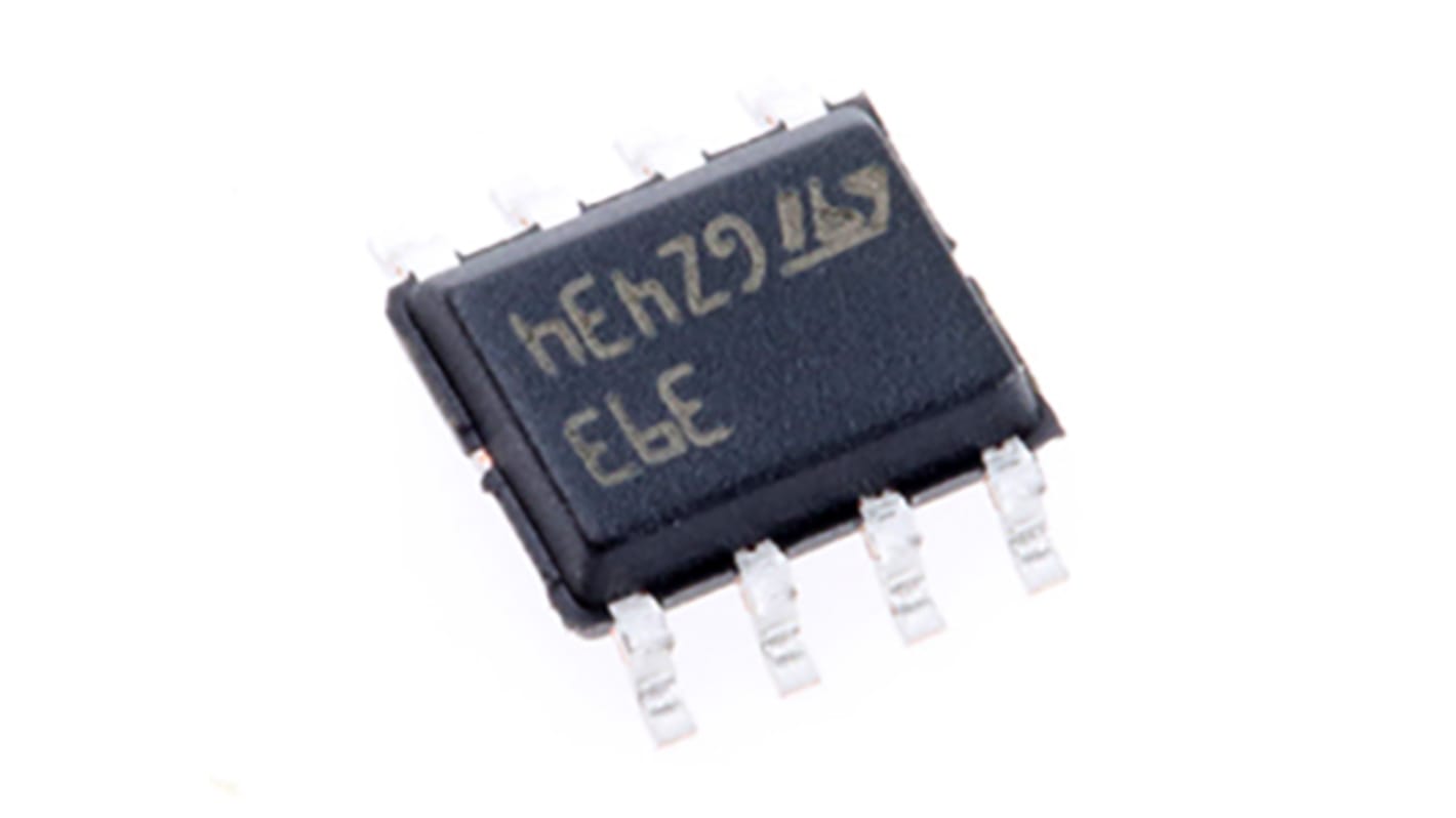 STMicroelectronics 通用比较器芯片, SOIC, 贴片安装, 双/单电源, 2通道, 1.3μs响应