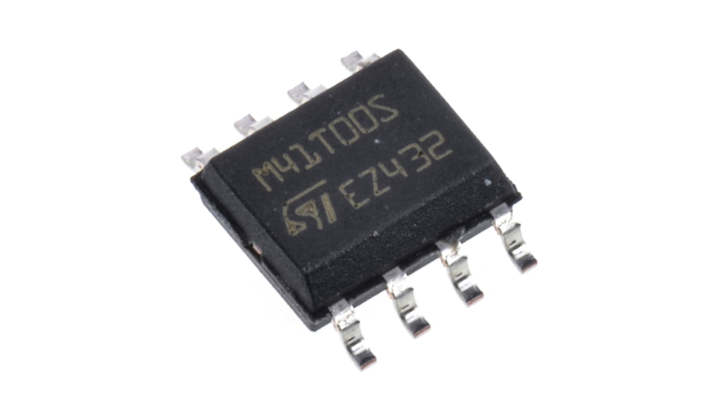 STMicroelectronics M41T00SM6F, Real Time Clock (RTC), 8B RAM Serial-2 Wire, Serial-I2C, 8-Pin SOIC