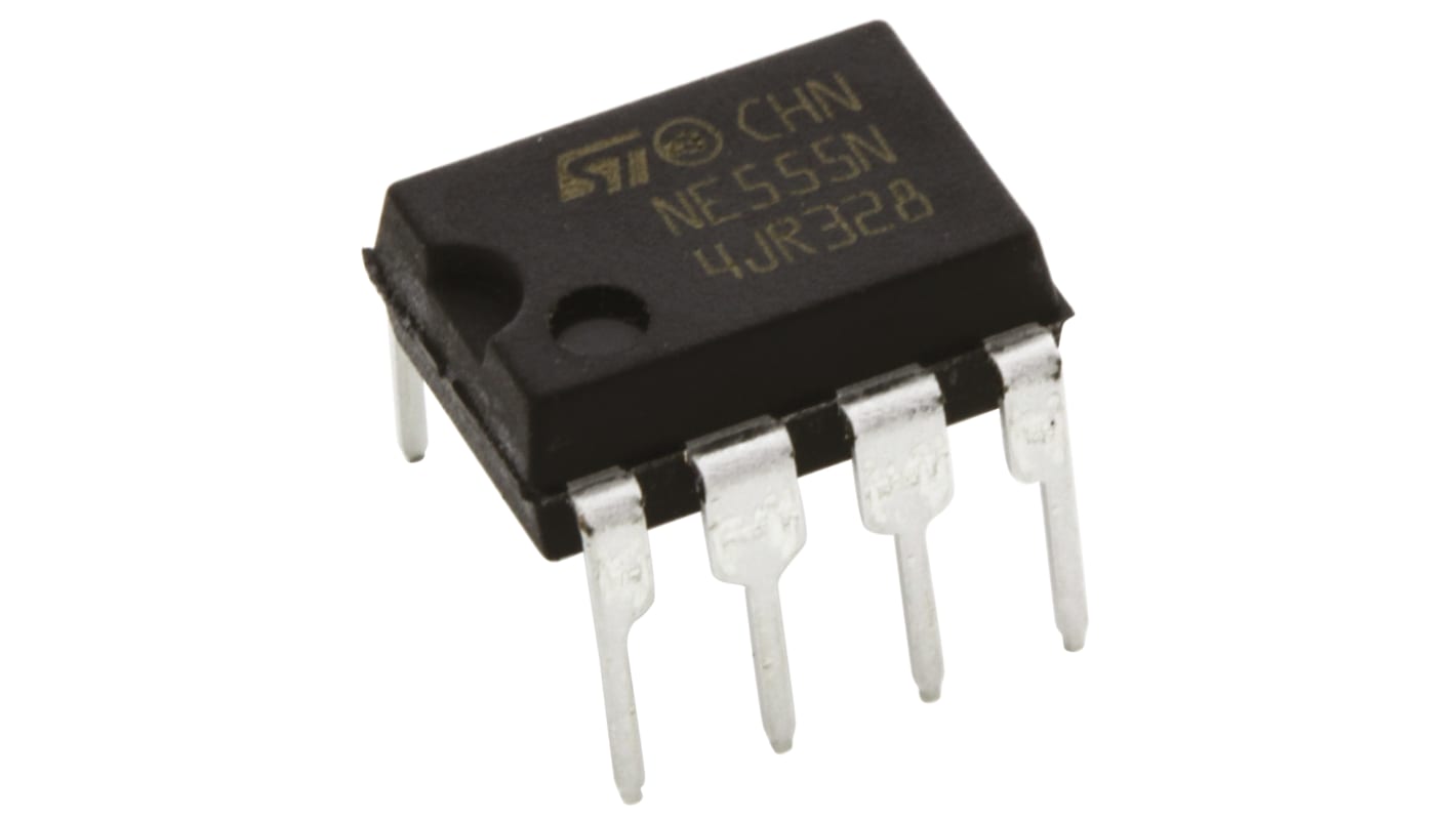 STMicroelectronics NE555N, General Purpose Timer >0.5MHz, 8-Pin PDIP