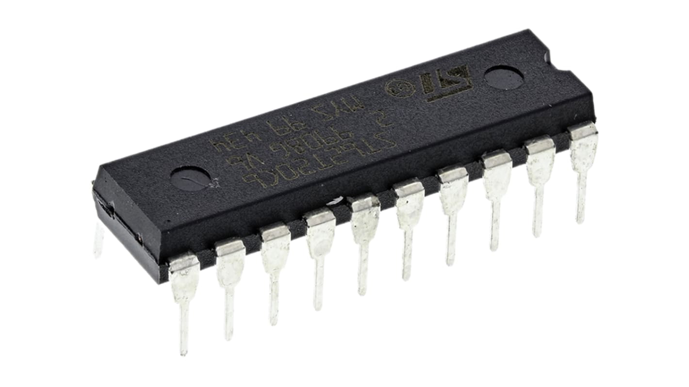 Microcontrollore STMicroelectronics, ST6, PDIP, ST6, 20 Pin, Su foro, 8bit, 8MHz