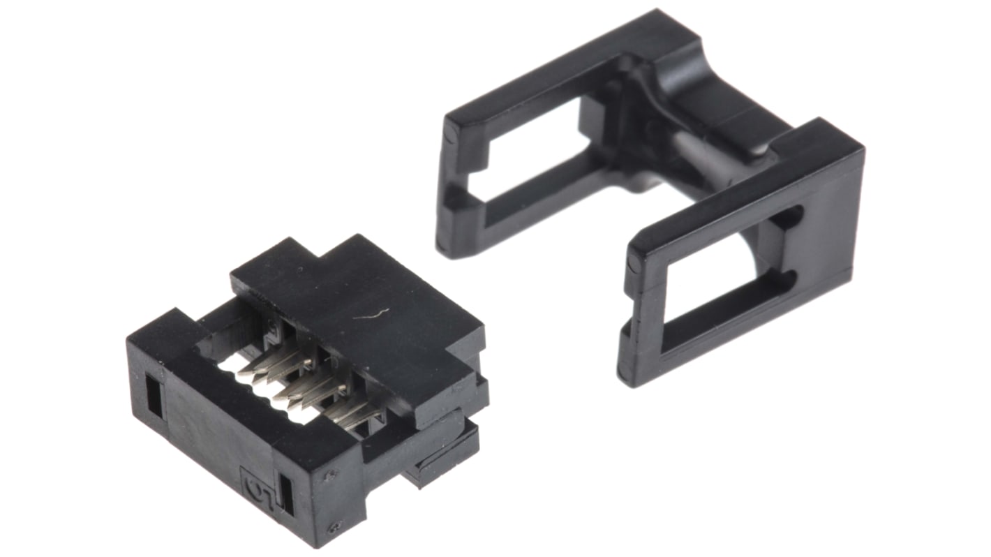 Conector IDC hembra Amphenol Communications Solutions serie Minitek de 6 vías, paso 2.0mm, 2 filas, Montaje de Cable