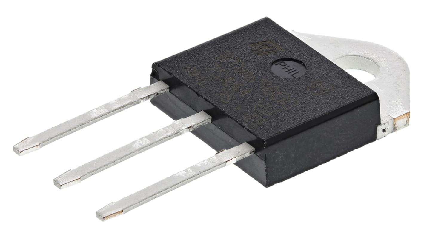 STMicroelectronics 可控硅, SCR, TOP3, 通孔安装, 最大栅极触发电流80mA