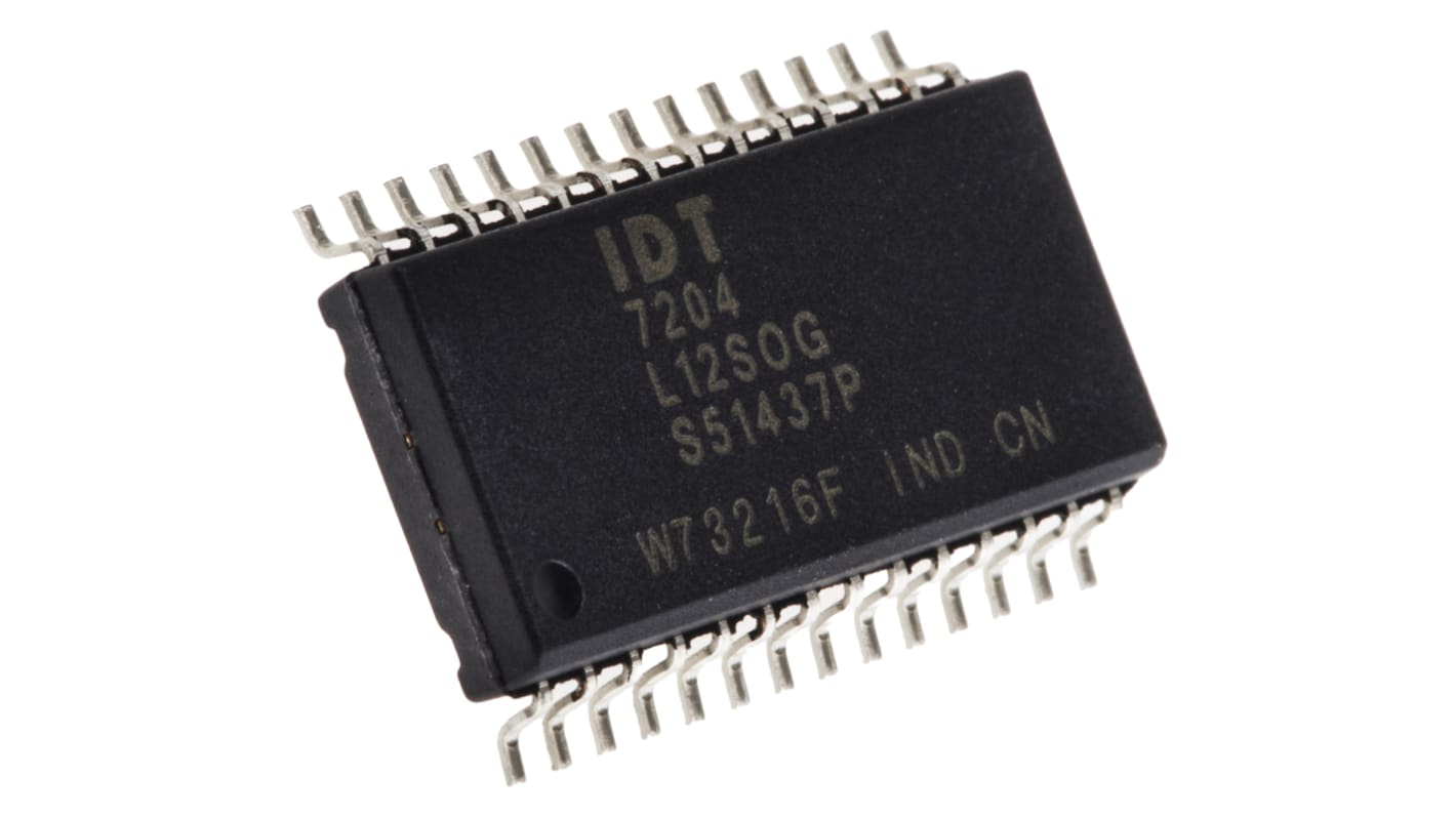 FIFO memória IDT7204L12SOG Kettős, 36kbit, 4K x 9 bit, Kétirányú, 28-tüskés, SOIC