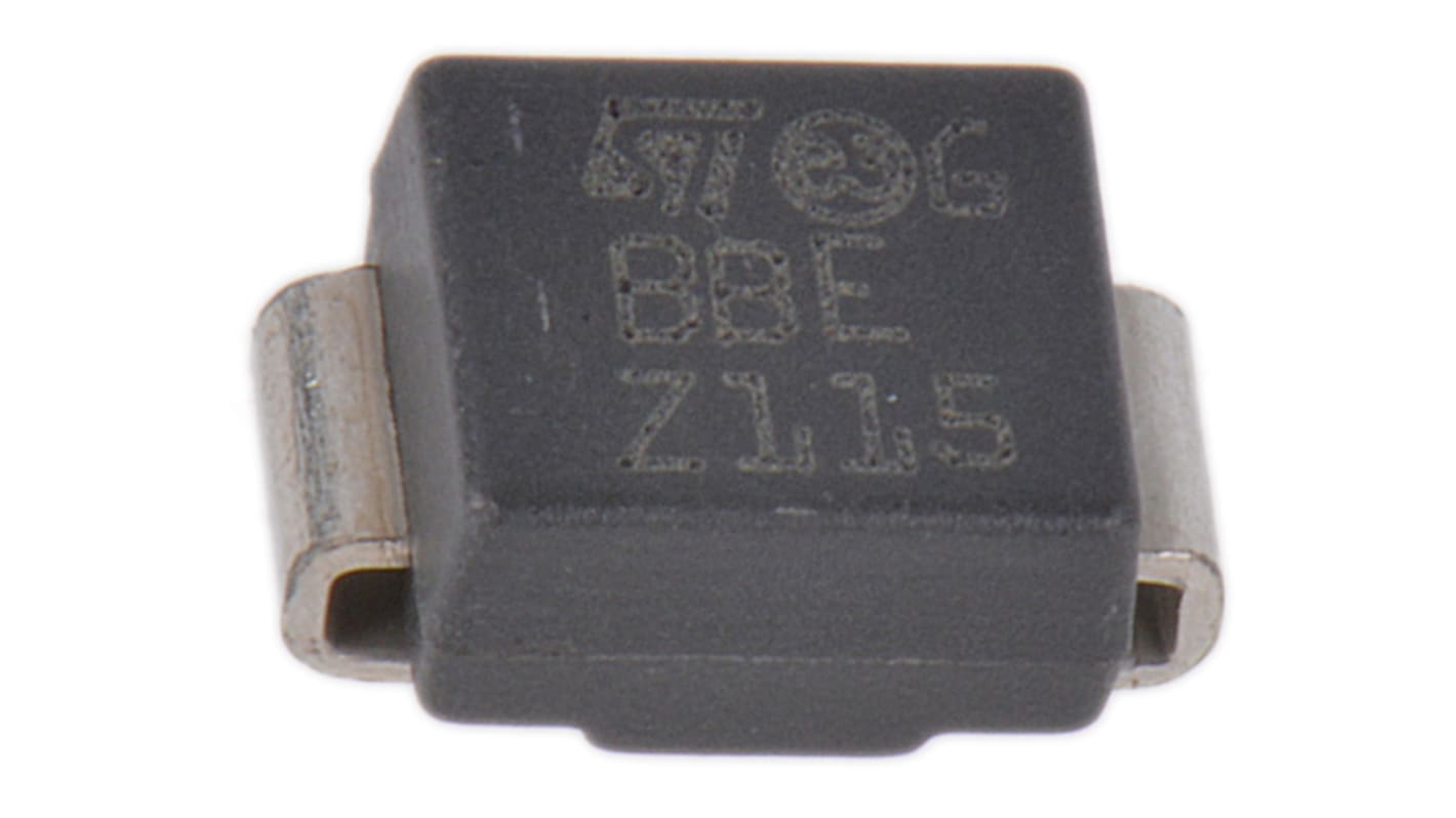STMicroelectronics, TVS-diode, 600W, Tovejs, 25.3V, 12V, 2 ben, DO-214AA (SMB), SMBJ12CA-TR
