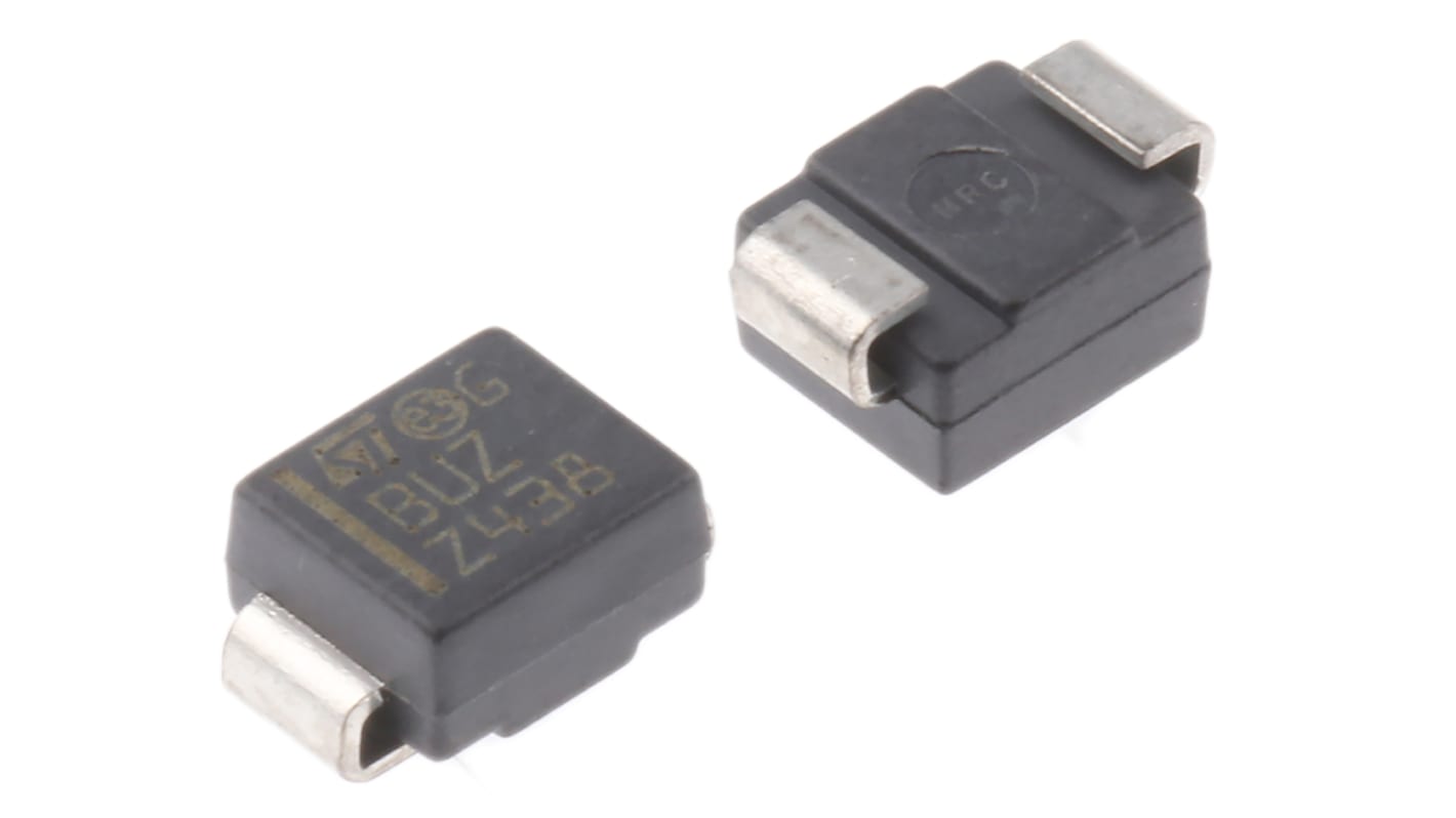 STMicroelectronics SMBJ5.0A-TR, Uni-Directional TVS Diode, 600W, 2-Pin DO-214AA