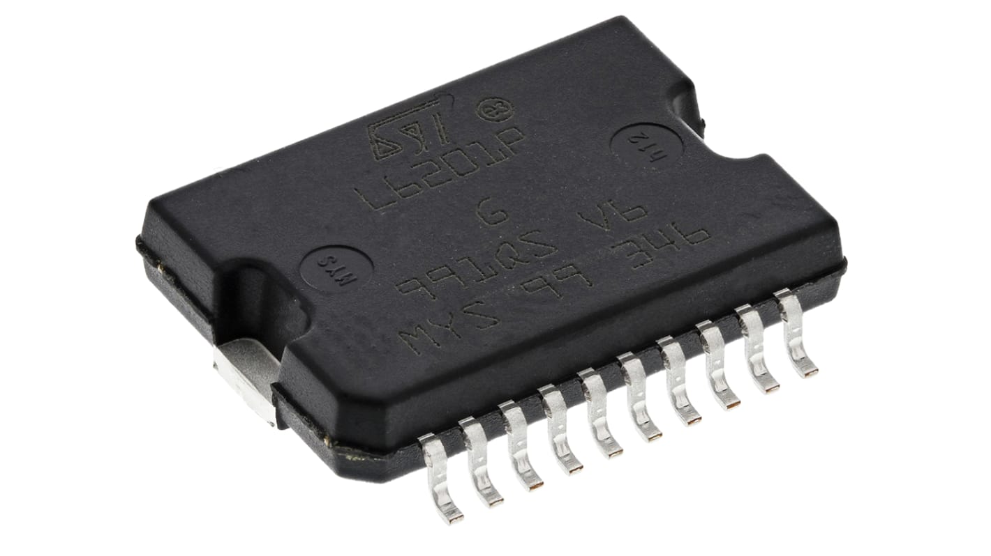 STMicroelectronics L6201PSTR,  Brushed Motor Driver IC, 48 V 4A 20-Pin, PowerSO