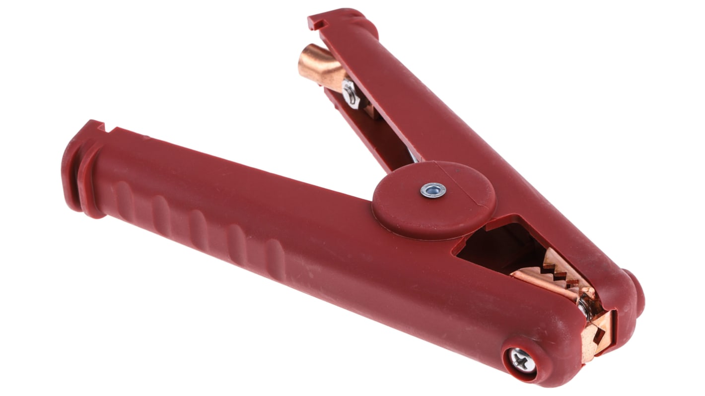 Pince crocodile Mueller Electric, 300A, Rouge