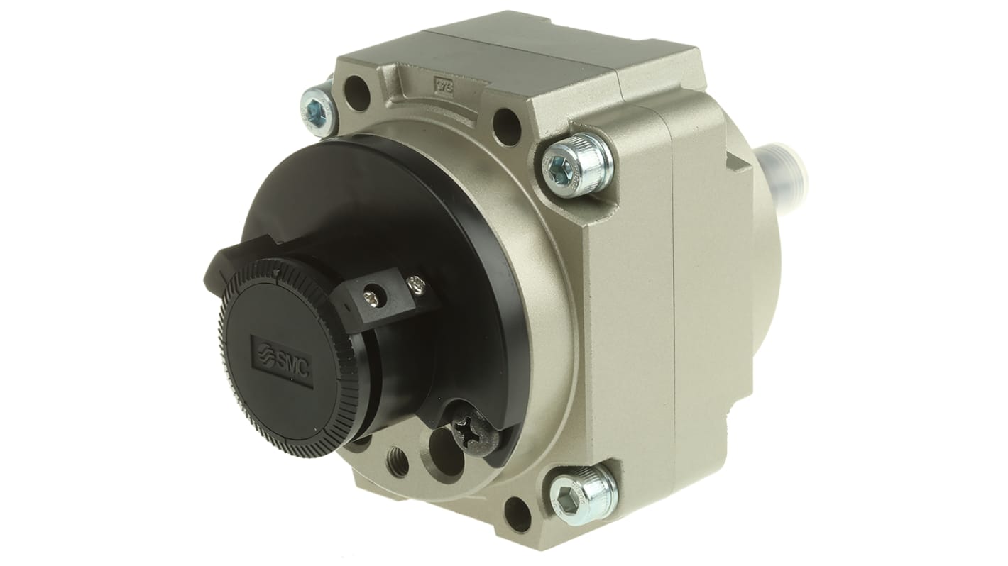 SMC CDRB1 Series 9.9 bar Pneumatic Rotary Actuator, 180° Rotary Angle, 80mm Bore