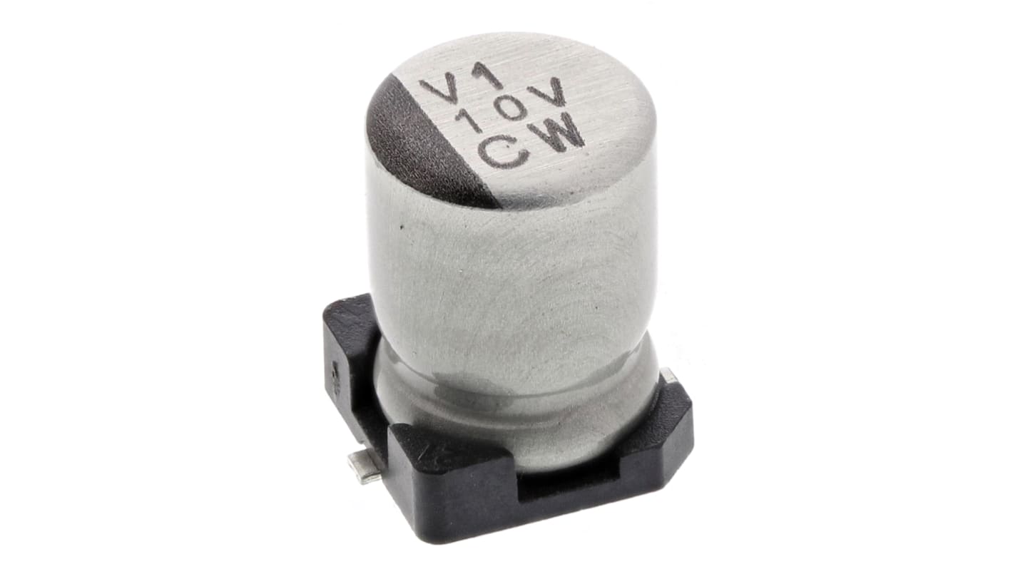 Condensateur Nichicon série CW, Aluminium électrolytique 10μF, 35V c.c.