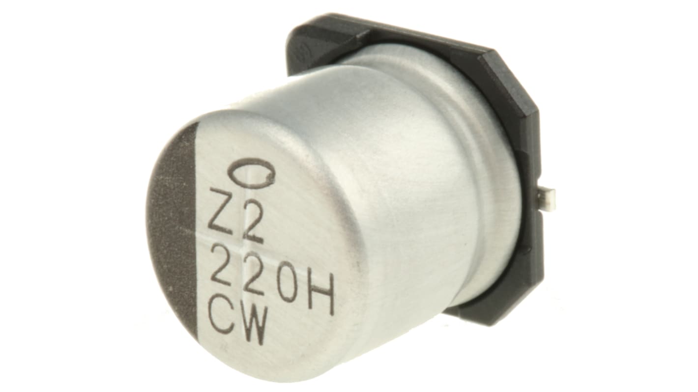 Condensateur Nichicon série CW, Aluminium électrolytique 220μF, 50V c.c.