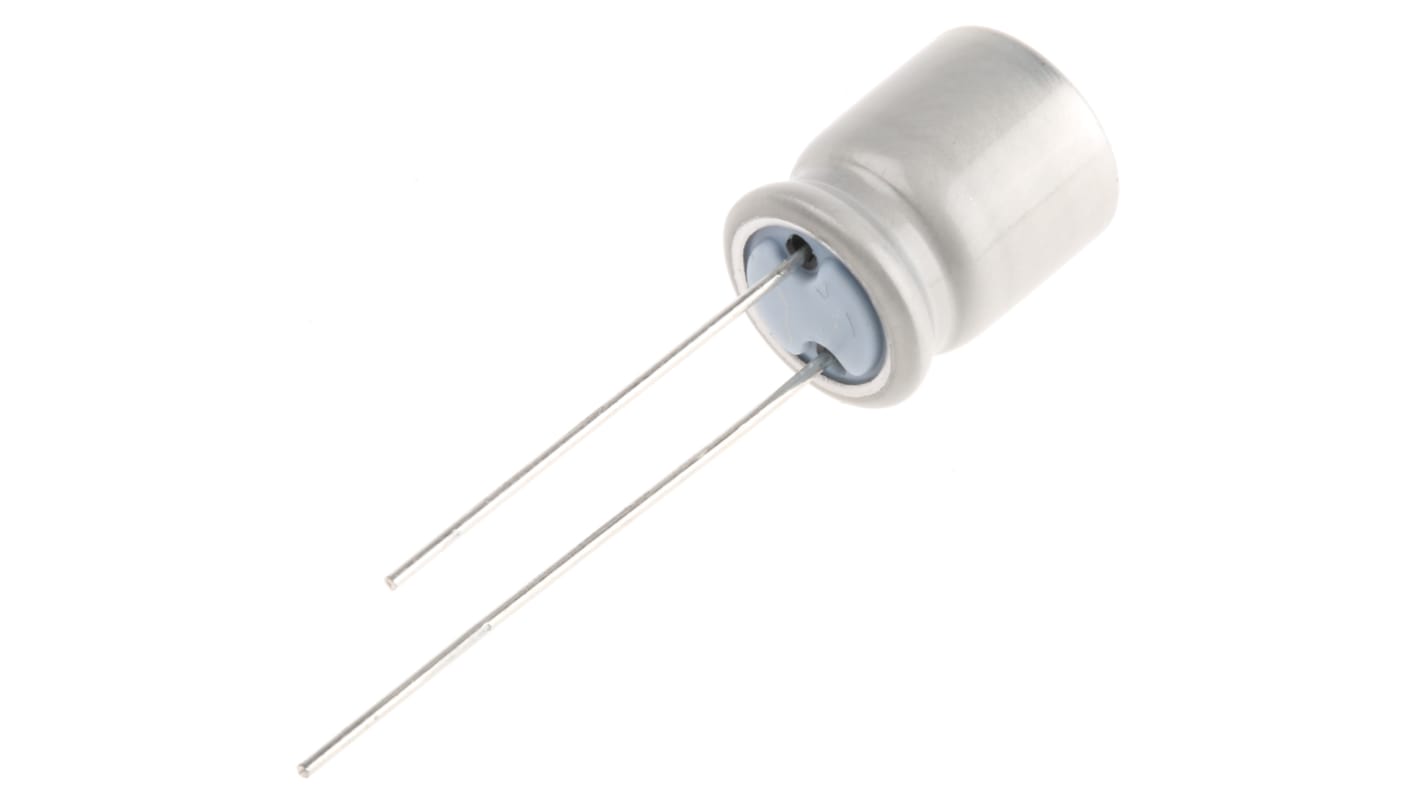 Nichicon 100μF Electrolytic Capacitor 25V dc, Through Hole - UBX1E101MPL