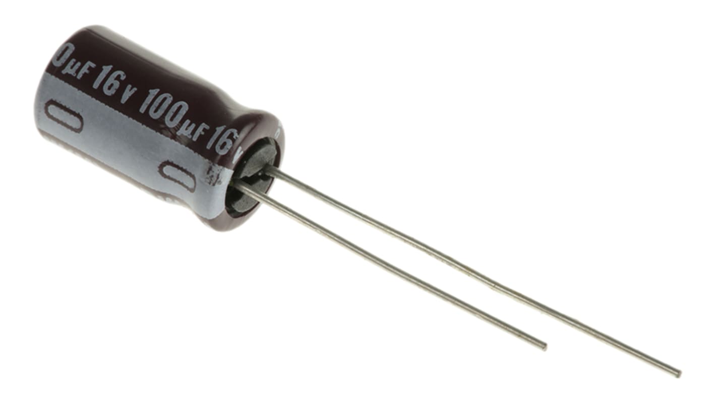 UPW1C101MED | ニチコン 100μF,16V dc コンデンサ, ラジアル UPW1C101MED | ニチコン 100μF,16V dc コンデンサ, ラジアル