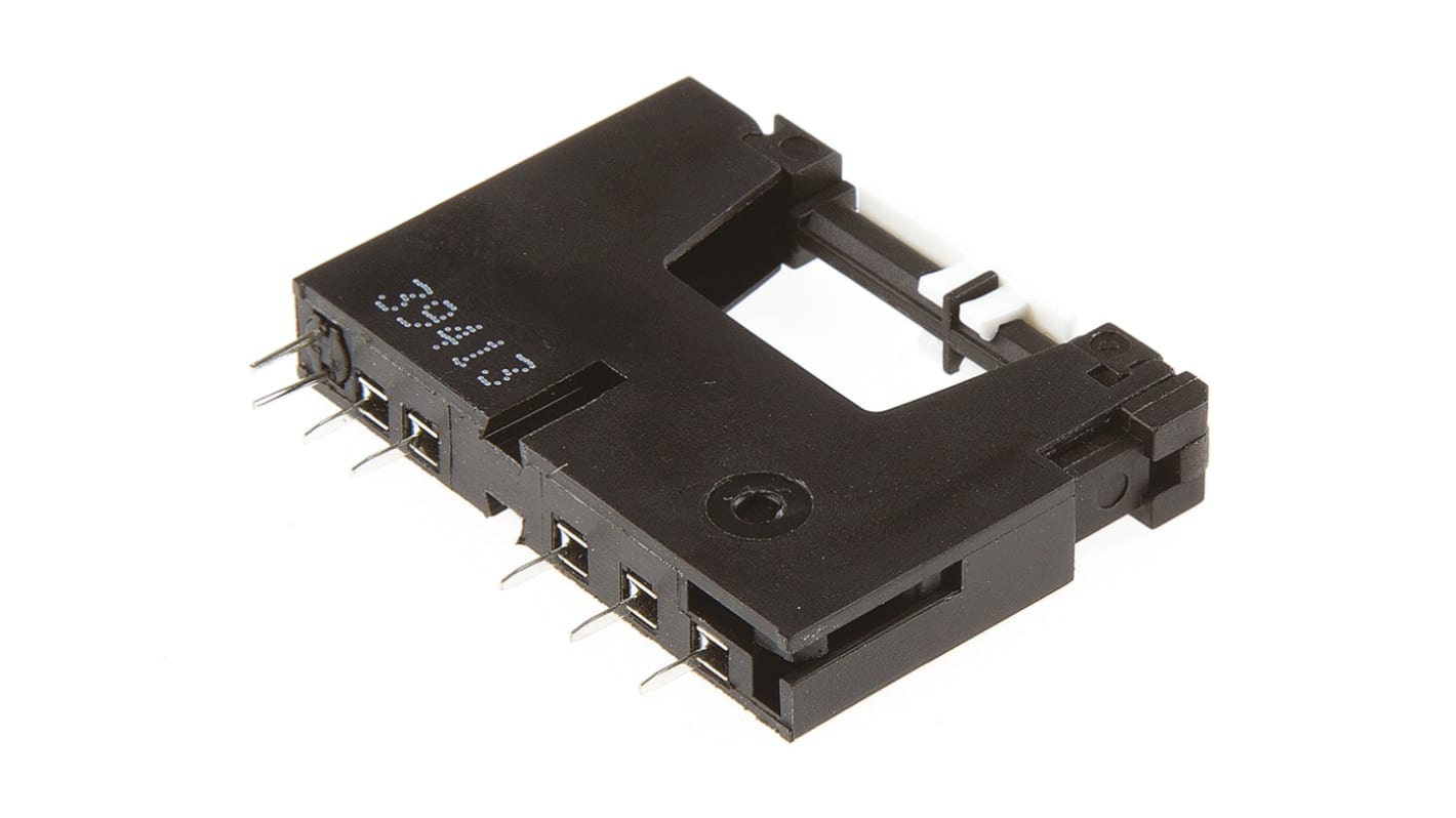 Panasonic Slim Power Relay 24V dc PCB Mount Relay Socket, for use with Slim Power Relay