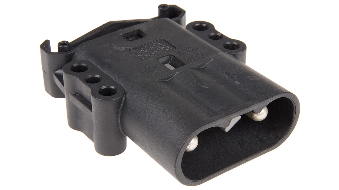Anderson Power Products Male 2 Way Battery Connector, 160A, 600 V