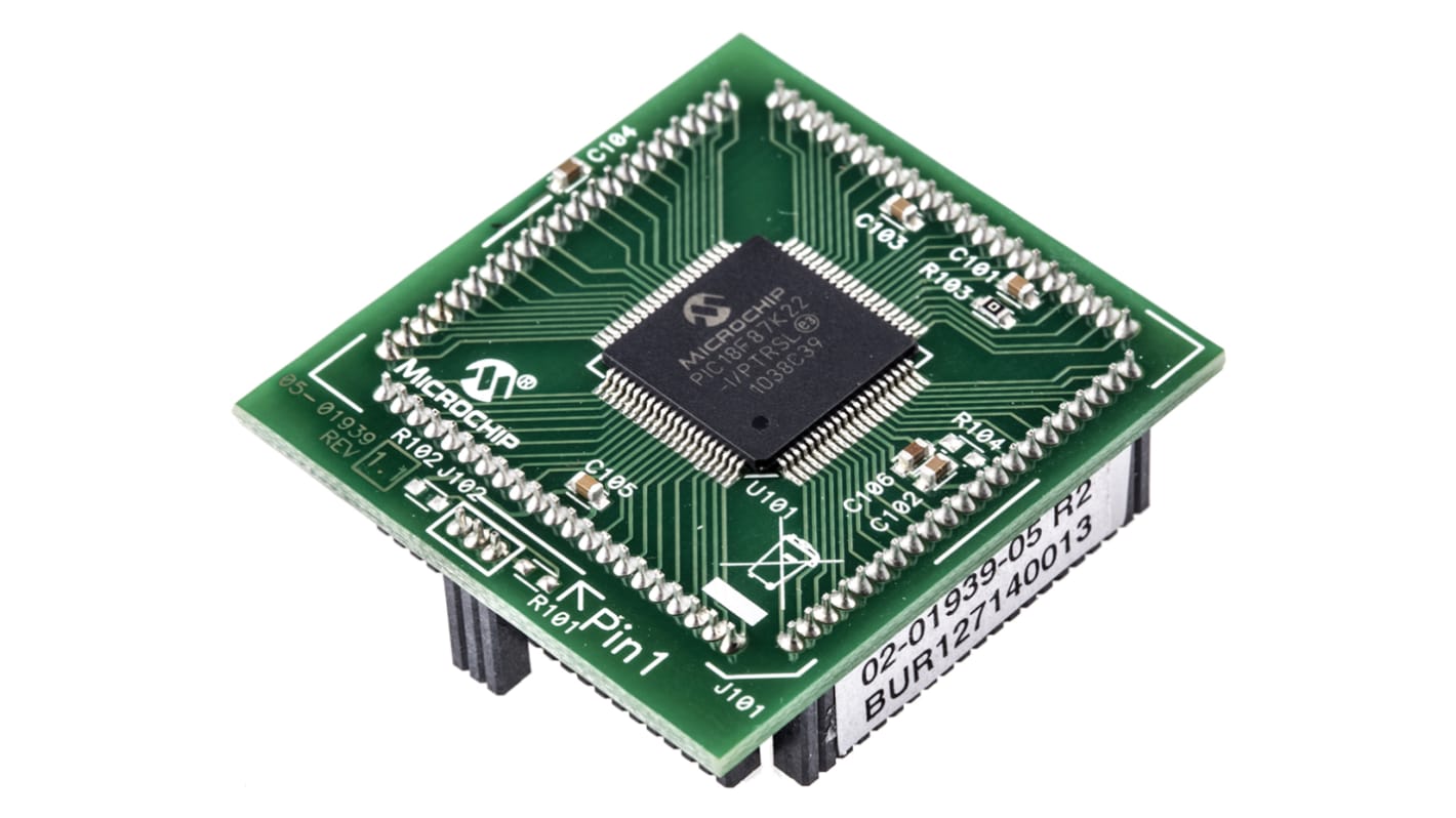 Microchip マイクロコントローラ開発キット, モジュール, PIC18F87K22 PIM, MCU, MA180028
