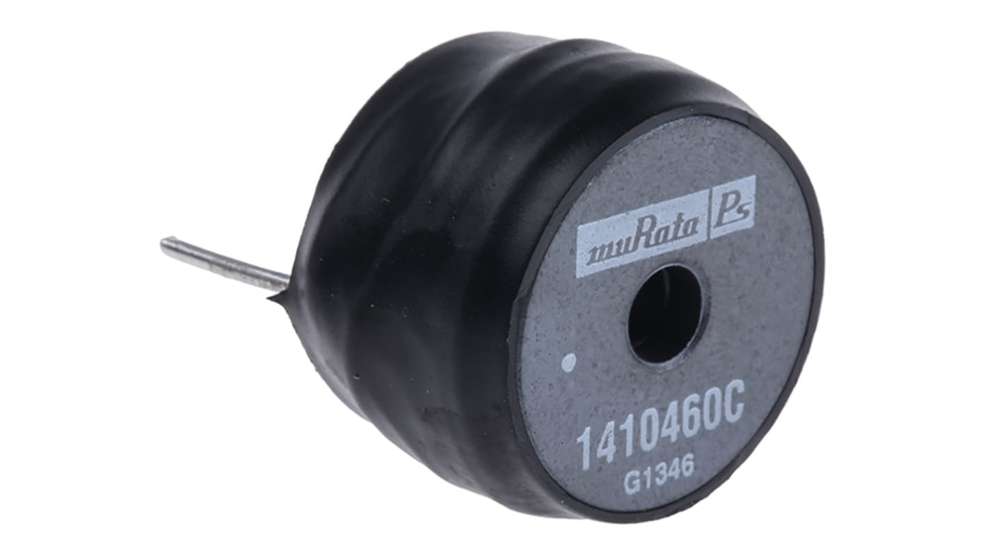 Murata 100 μH ±10% Leaded Inductor, Max SRF:3.9MHz, Q:37, 6A Idc, 33mΩ Rdc, 1400