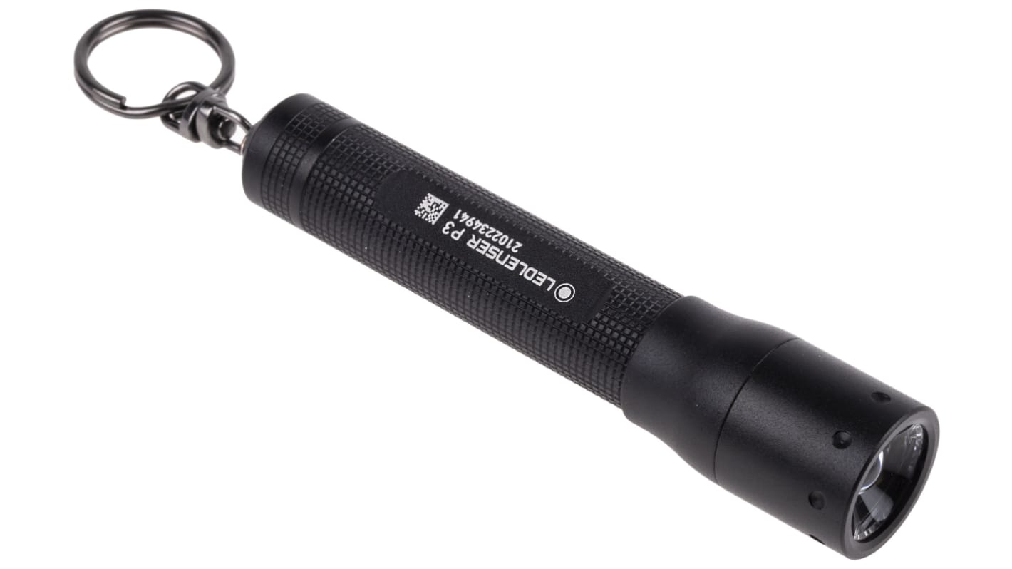 Led Lenser LED Keyring Torch Black 25 lm, 96 mm