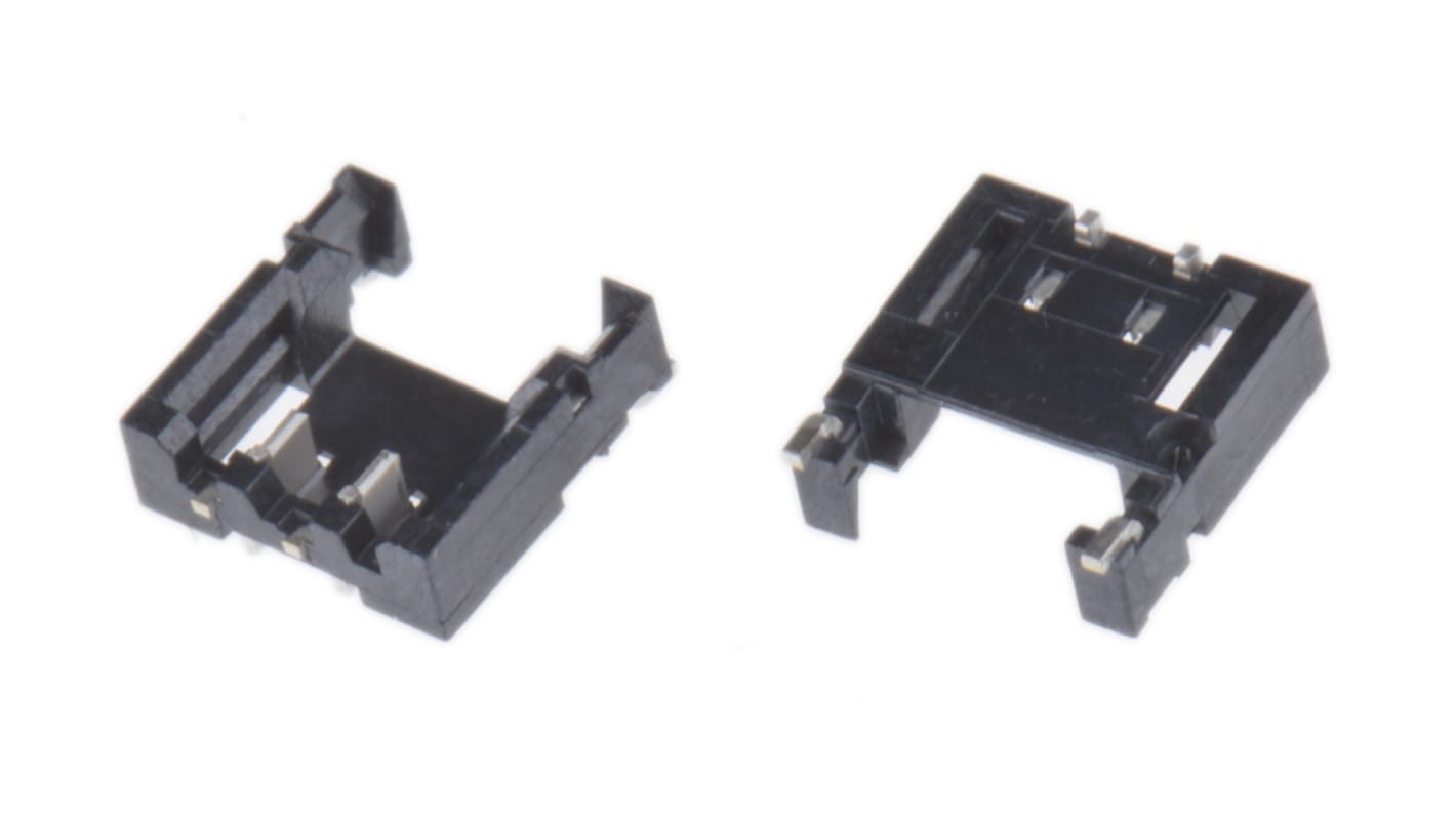 Hirose DF57 Series Straight Surface Mount PCB Header, 6 Contact(s), 1.2mm Pitch, 1 Row(s), Shrouded