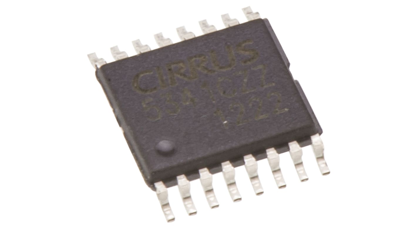 ADC, CS5341-CZZ, double, 24 bits bits, 192ksps, 16 broches, TSSOP