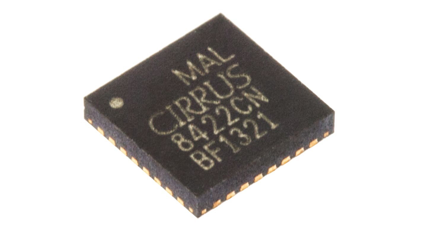 Cirrus Logic CS8422-CNZ mintavételi frekvencia átalakító, 24 bit, 192kHz, 32-tüskés QFN