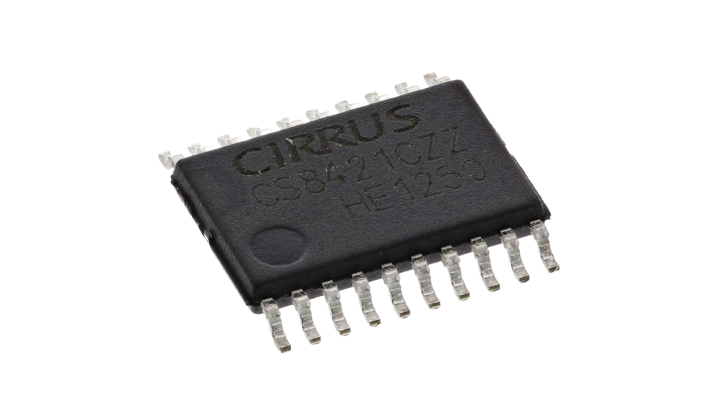 Cirrus Logic Abtastratenkonverter 32-Bit, 211kHz TSSOP 20-Pin 6.6 x 4.5 x 0.95mm 2,62 V max.