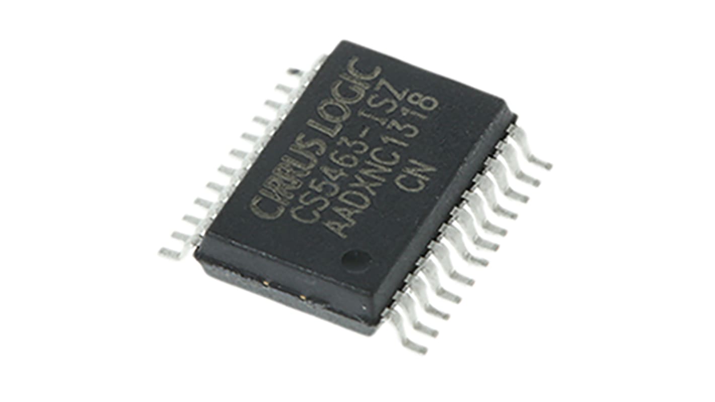 Cirrus Logic 8 bit Energy Meter IC 24-Pin SSOP, CS5463-ISZ