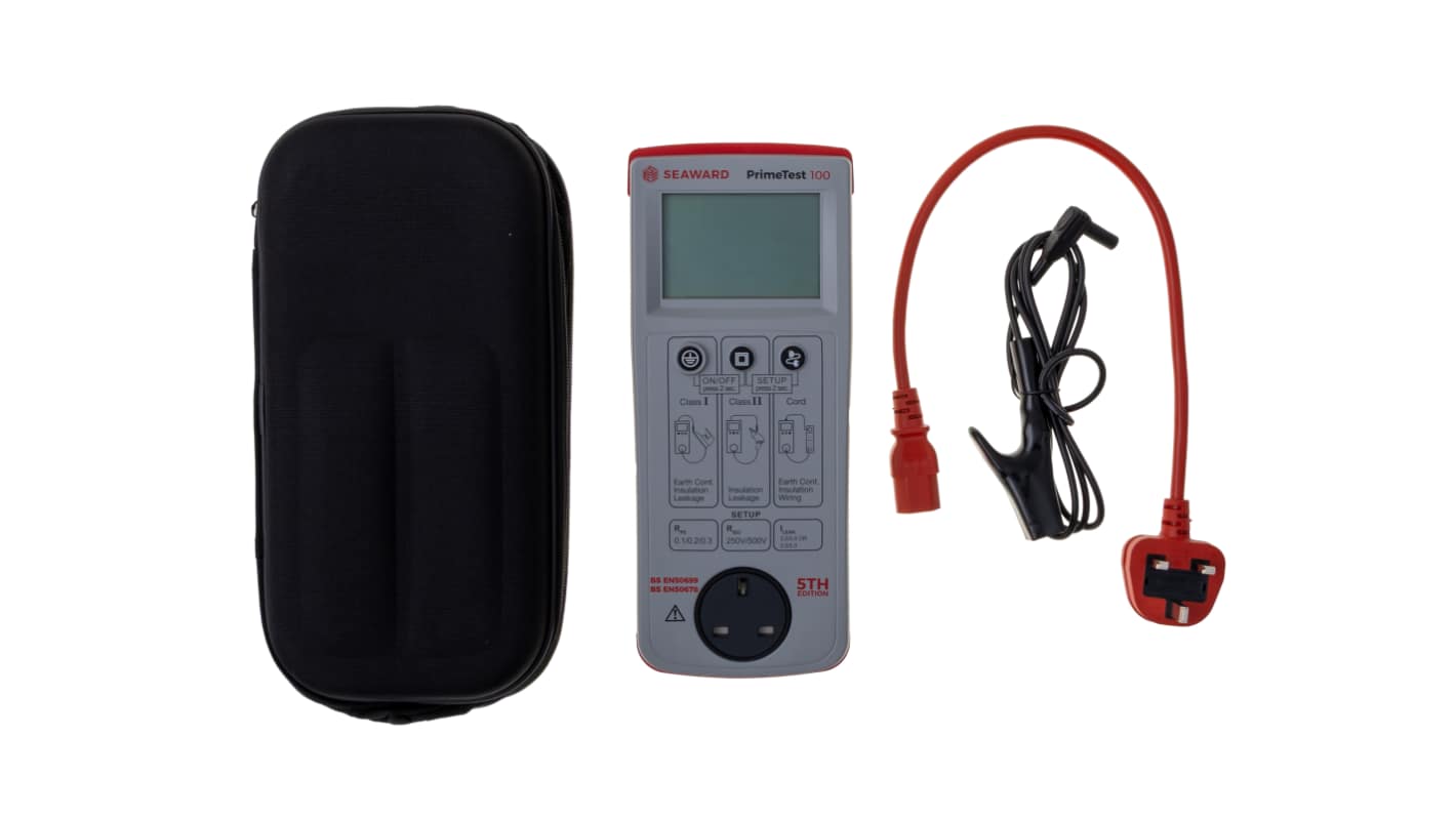 Seaward PrimeTest 100 UK PAT Tester, Class I, Class II Test Type