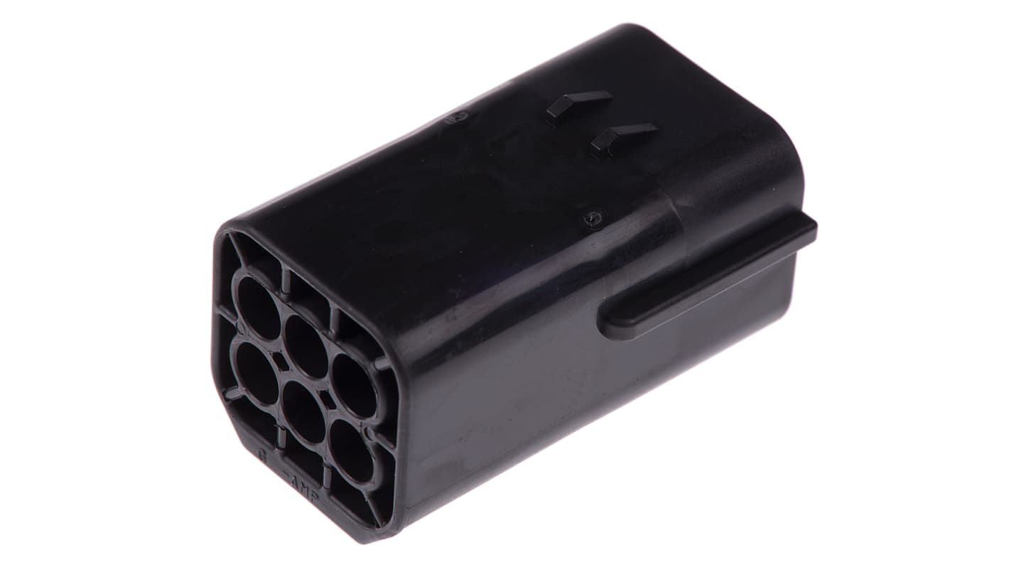 TE Connectivity, Econoseal J Mk II+ Automotive Connector Socket Black 6 Way 174264-2