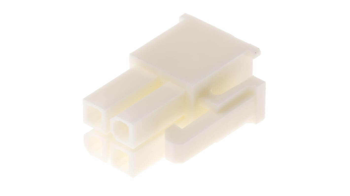 TE Connectivity, VAL-U-LOK Female Connector Housing, 4.2mm Pitch, 4 Way, 2 Row