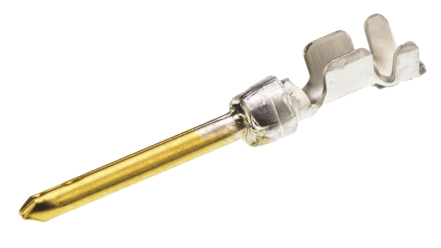 Contact pour connecteur Sub-D à sertir, Mâle, série AMPLIMITE HDP-20, taille 20, placage Or, Nickel, Etain 20AWG,
