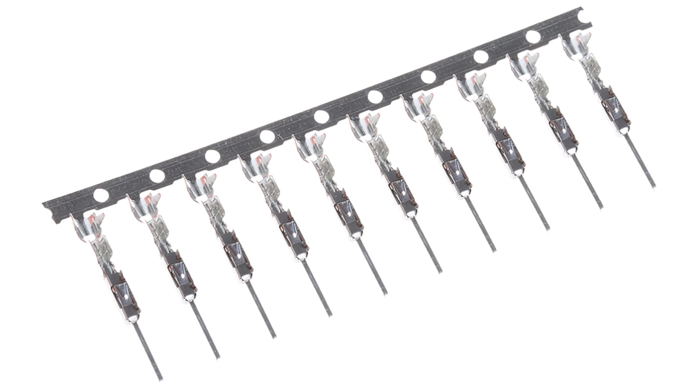 TE Connectivity Micro Quadlock System Series Male Crimp Terminal