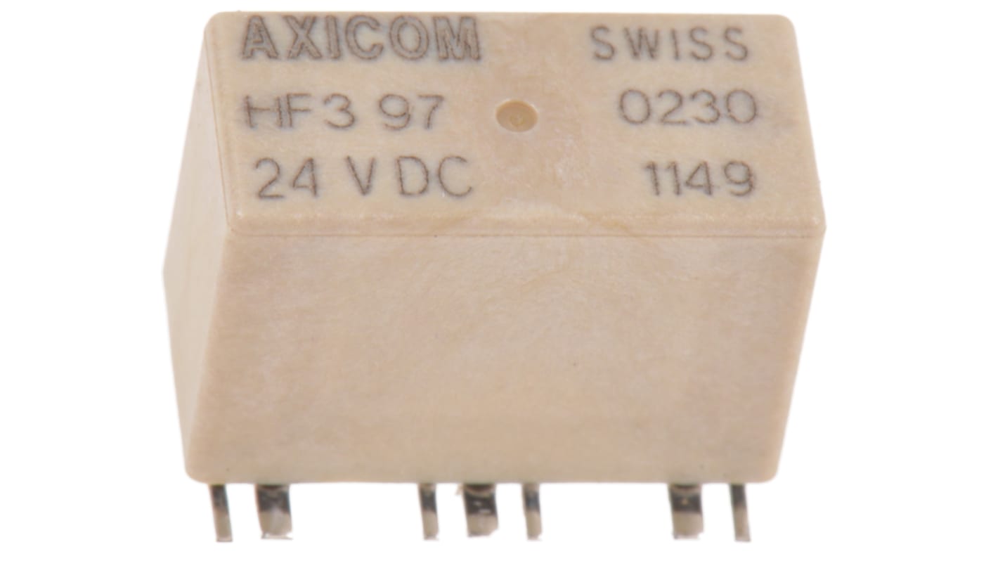 TE Connectivity 高周波リレー (RFリレー), SPDT, 24V dc, 50Ω, 基板実装