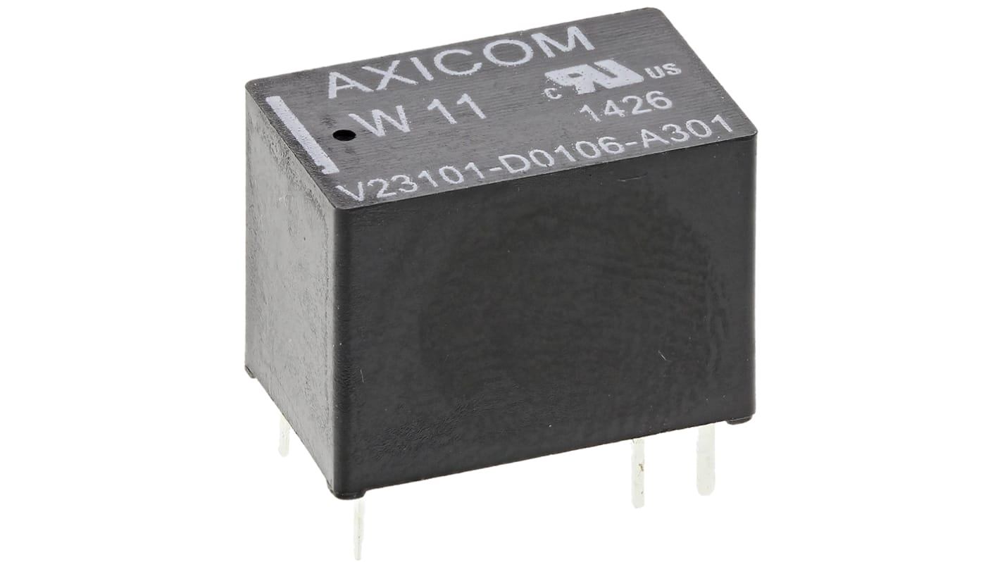 TE Connectivity PCB Mount Power Relay, 12V dc Coil, 3A Switching Current, SPDT