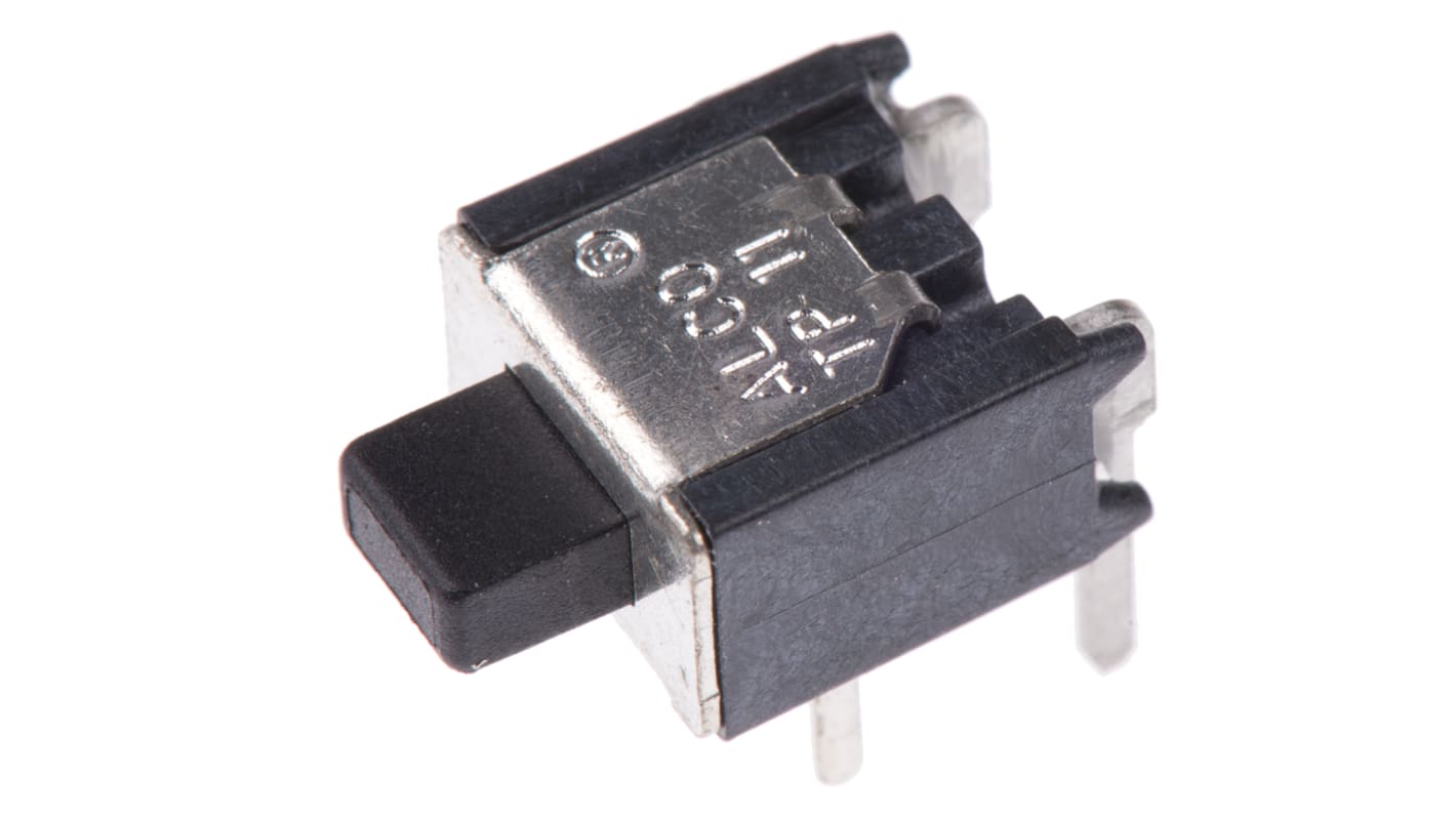 TE Connectivity Miniature Push Button Switch, Momentary, PCB, SPST, 125V ac