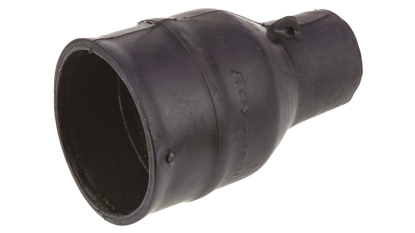 TE Connectivity Straight Cable Boot Black, LFH Polyolefin Adhesive Lined, 36mm