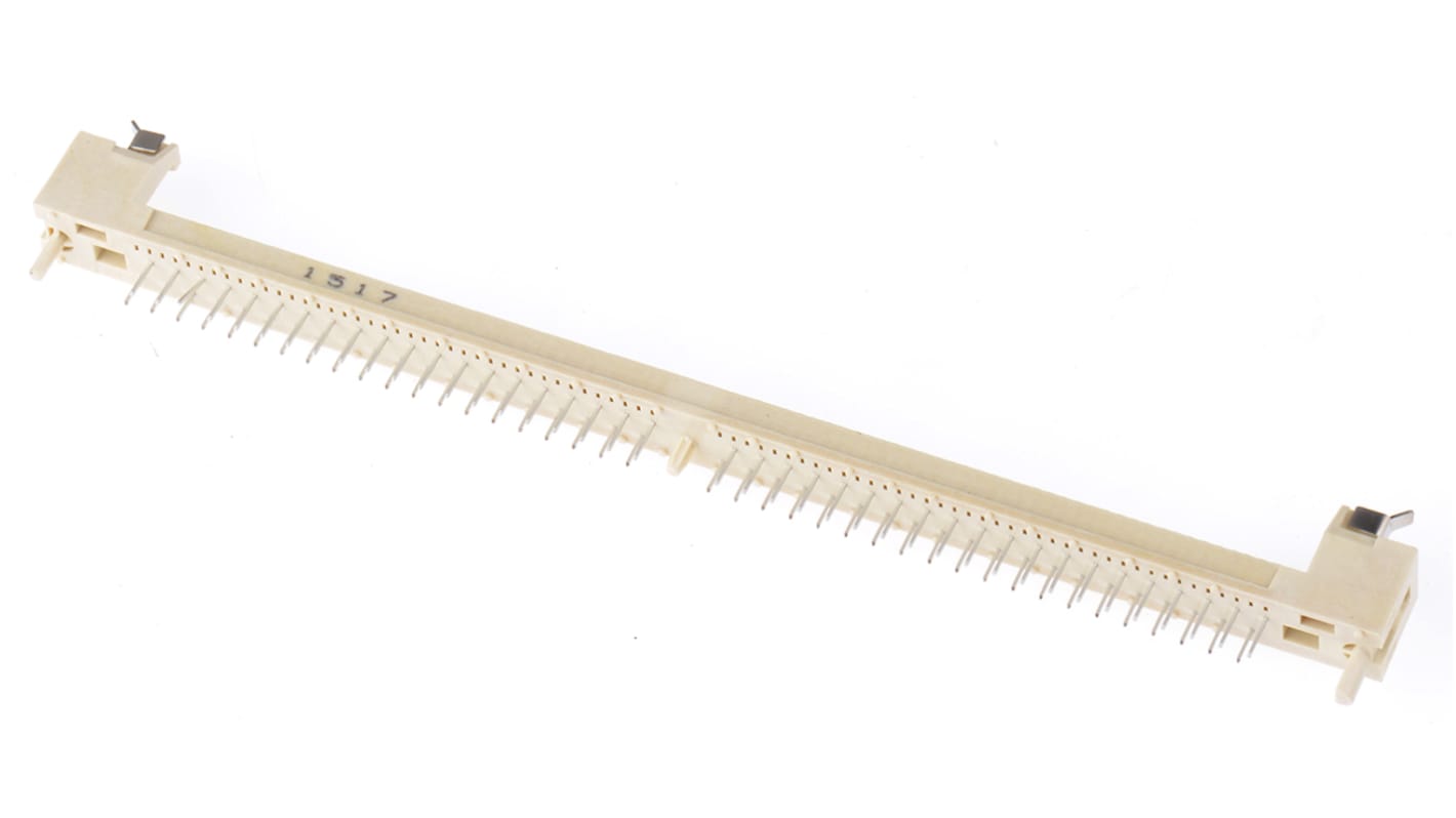 TE Connectivity 2.54mm Pitch 80 Way, Straight Through Hole Mount SIMM Socket