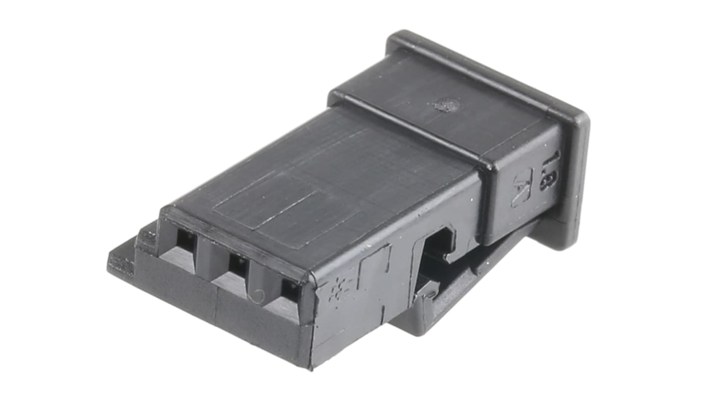 TE Connectivity, Micro Quadlok System Automotive Connector Socket Black 3 Way 1-1718346-1