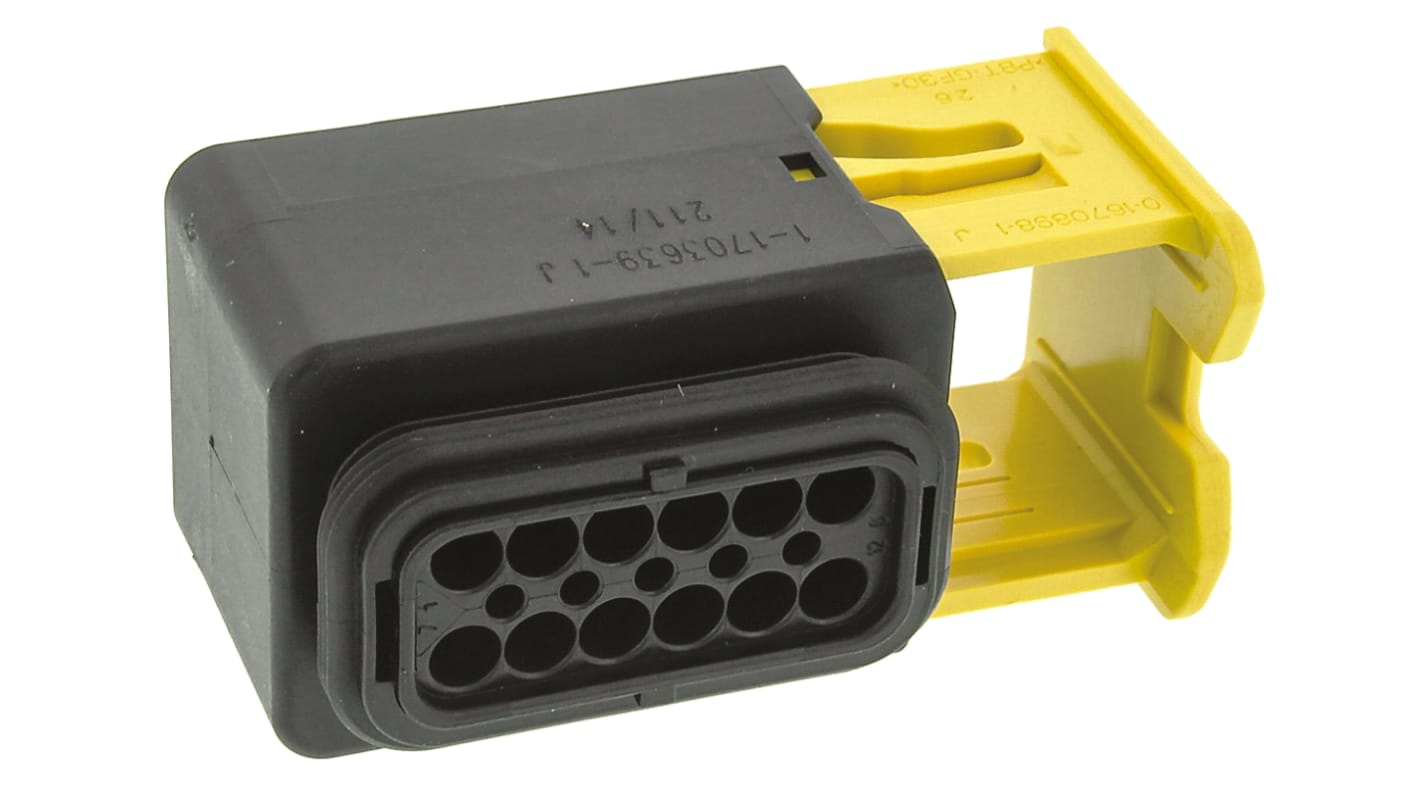 Connettore automotive TE Connectivity, Femmina, 12 vie, 2 file, Montaggio su cavo
